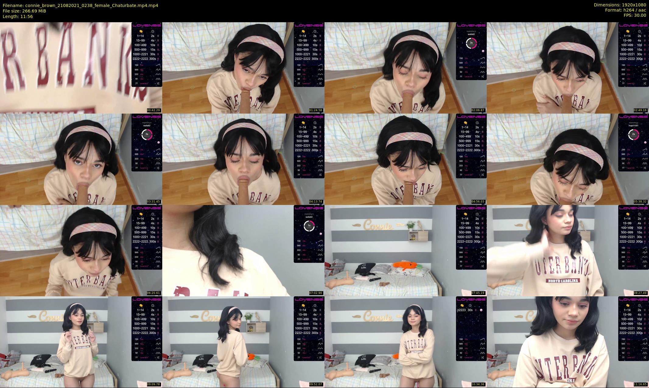 connie_brown — 12 minute Chaturbate female cam show recording, 1080p, Aug 21, 2021