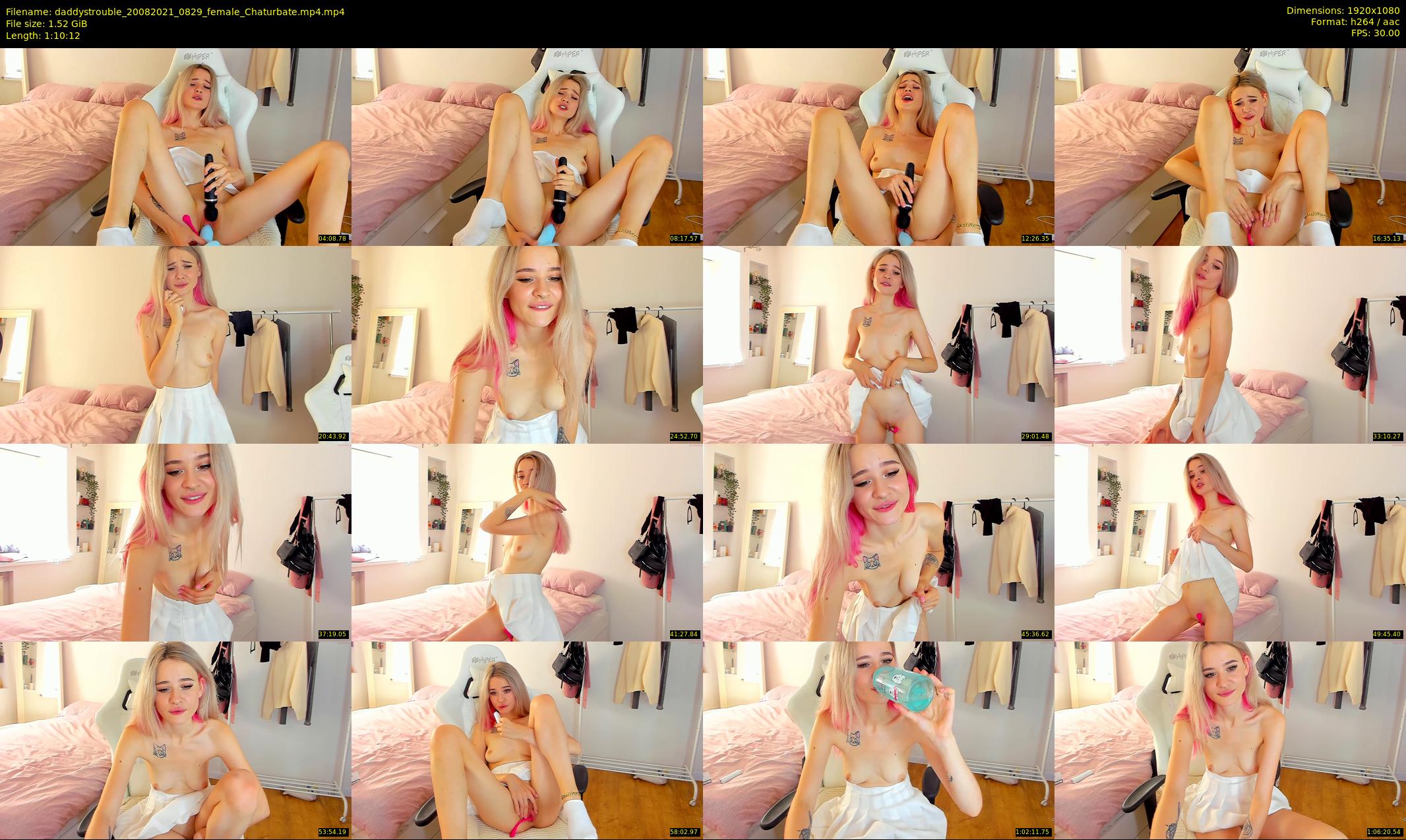 daddystrouble — 71 minute Chaturbate female cam show recording, 1080p, Aug 20, 2021
