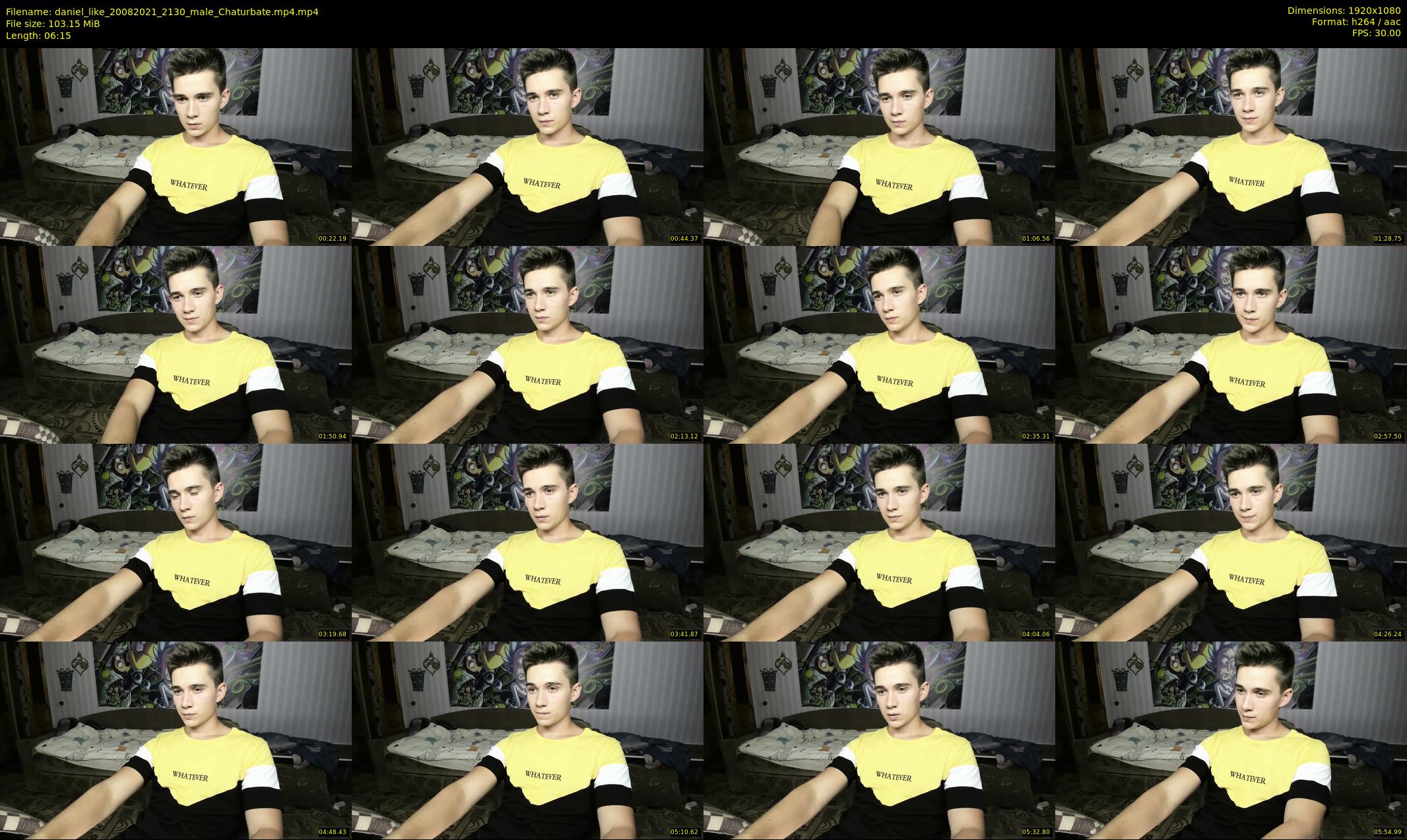 daniel_like — 7 minute Chaturbate male cam show recording, 1080p, Aug 20, 2021