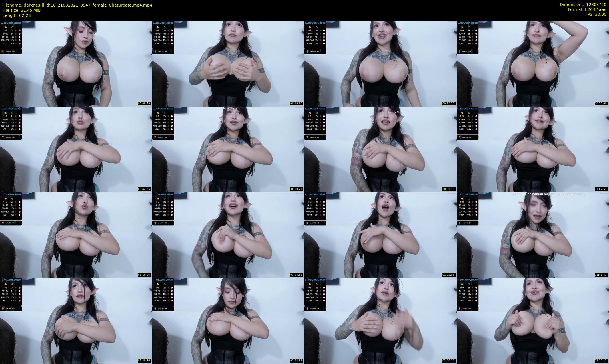 darknes_lilith18 — 3 minute Chaturbate female cam show recording, 720p, Aug 21, 2021