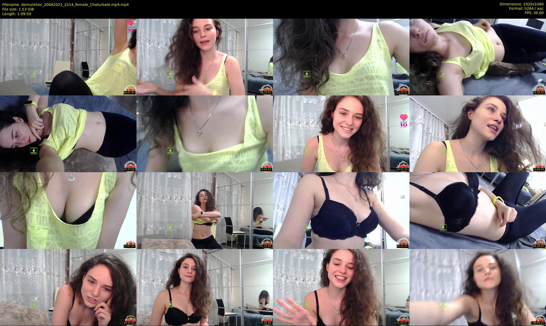demurelixir — 70 minute Chaturbate female cam show recording, 1080p, Aug 20, 2021