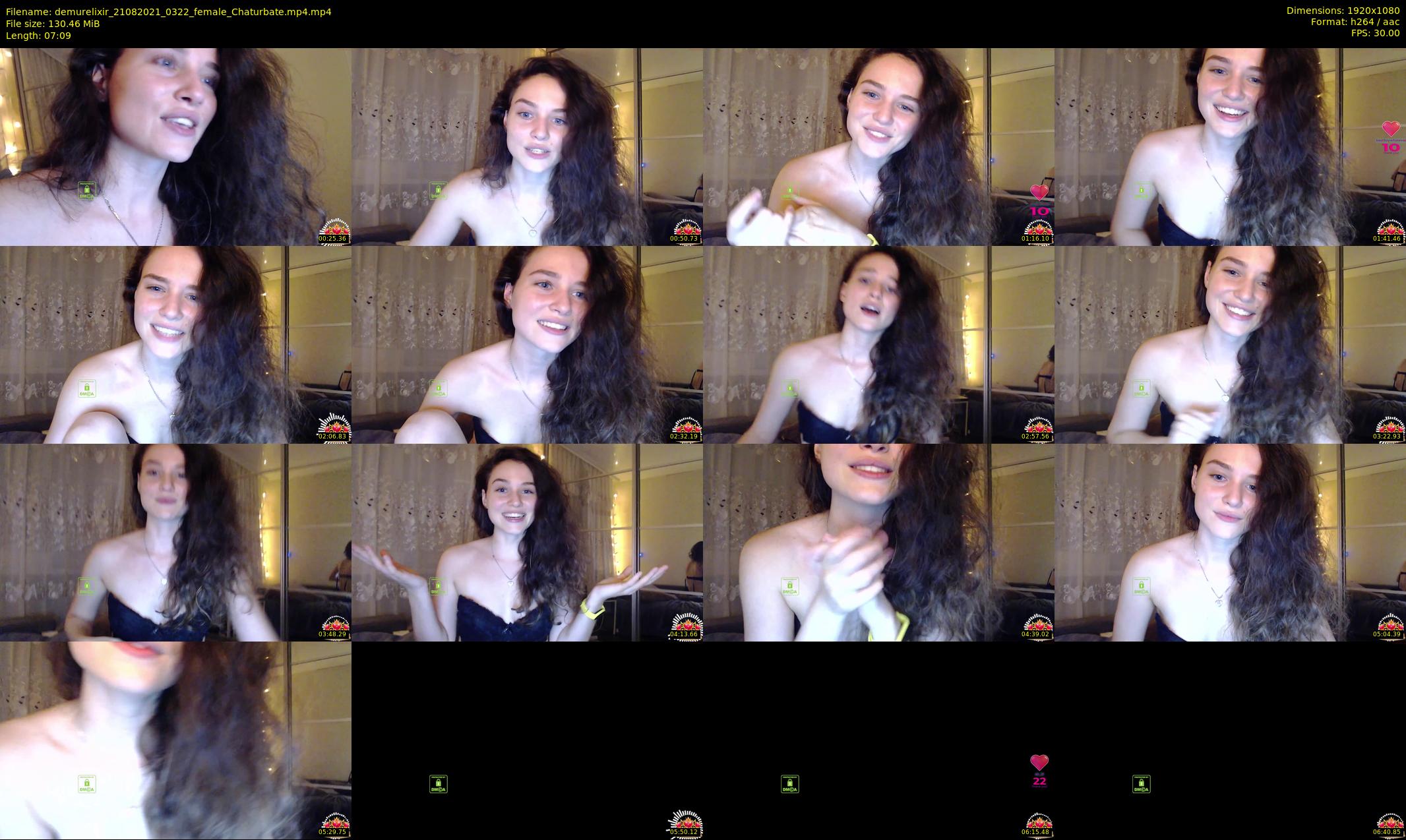 demurelixir — 8 minute Chaturbate female cam show recording, 1080p, Aug 21, 2021