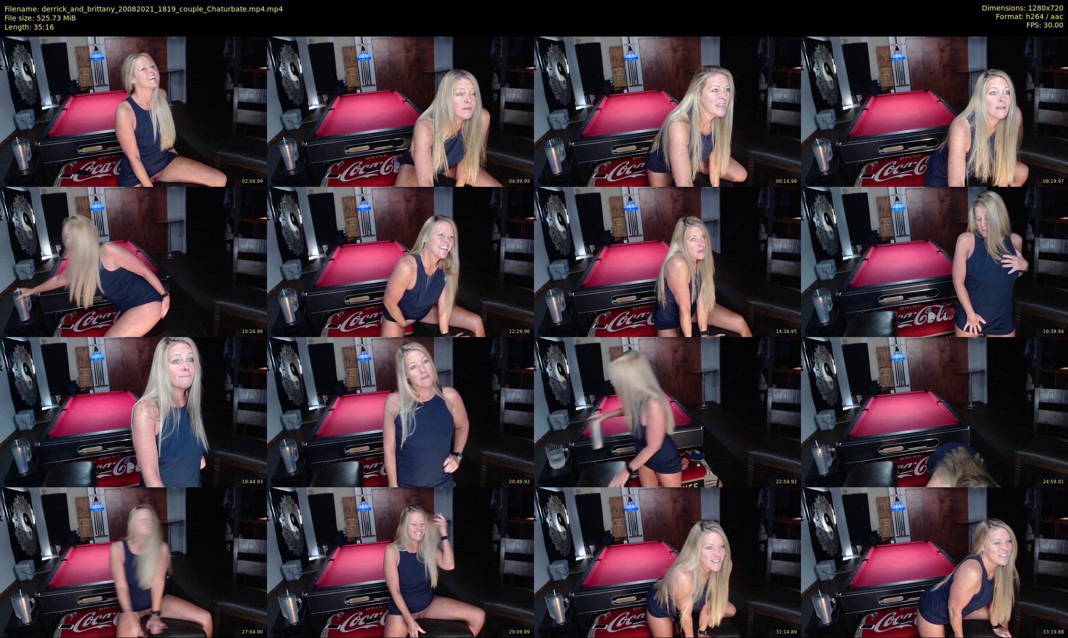 derrick_and_brittany — 36 minute Chaturbate couple cam show recording, 720p, Aug 20, 2021