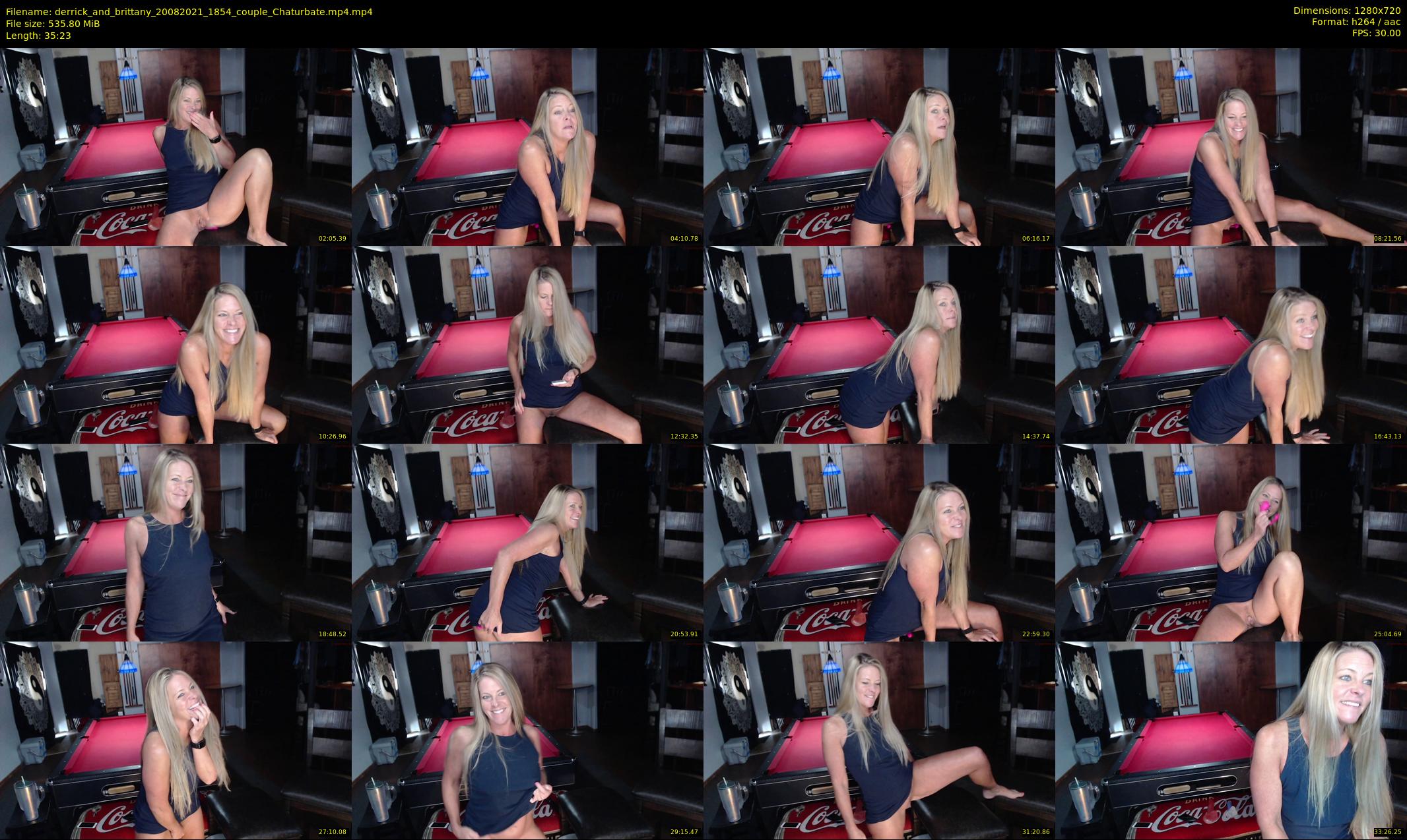 derrick_and_brittany — 36 minute Chaturbate couple cam show recording, 720p, Aug 20, 2021