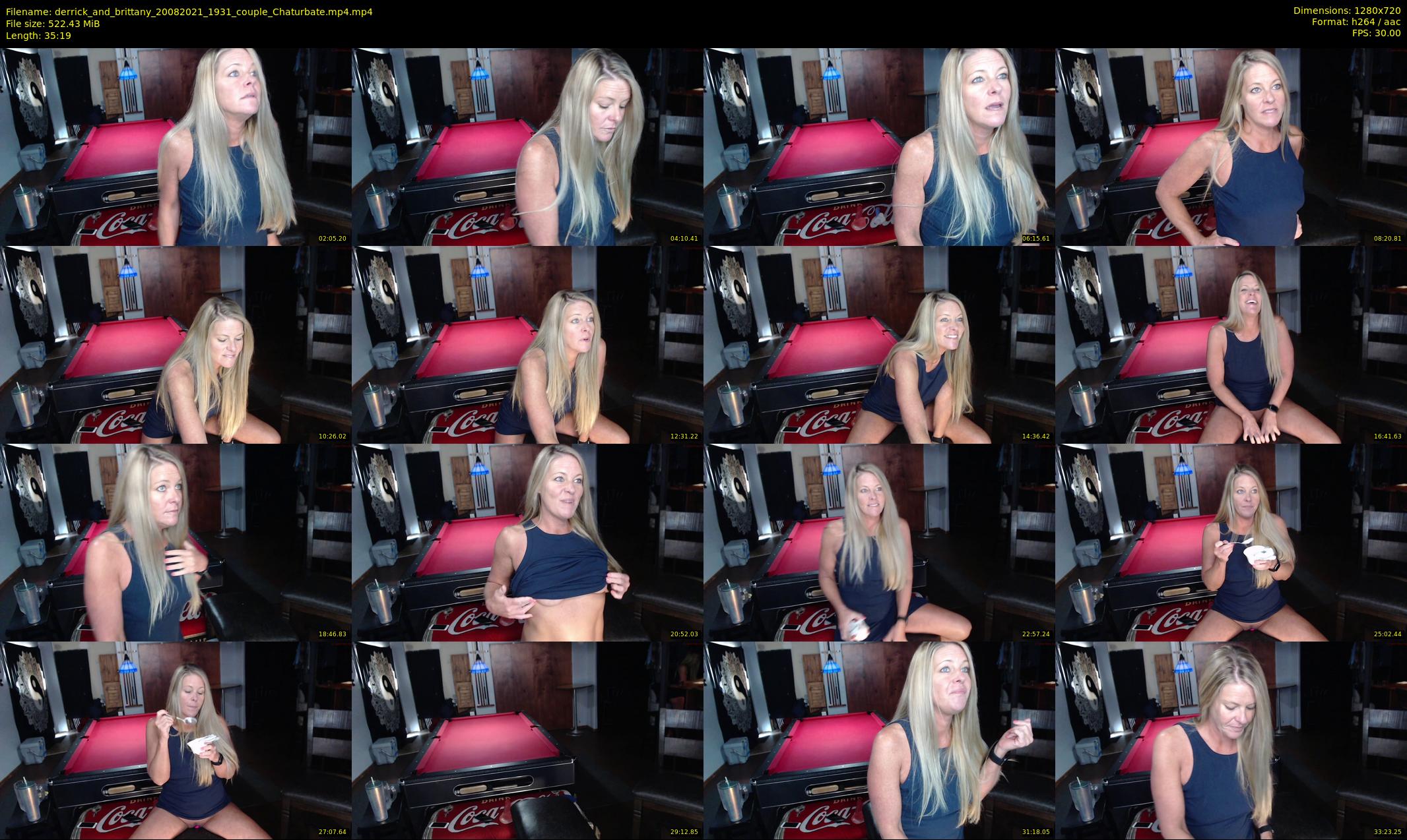 derrick_and_brittany — 36 minute Chaturbate couple cam show recording, 720p, Aug 20, 2021