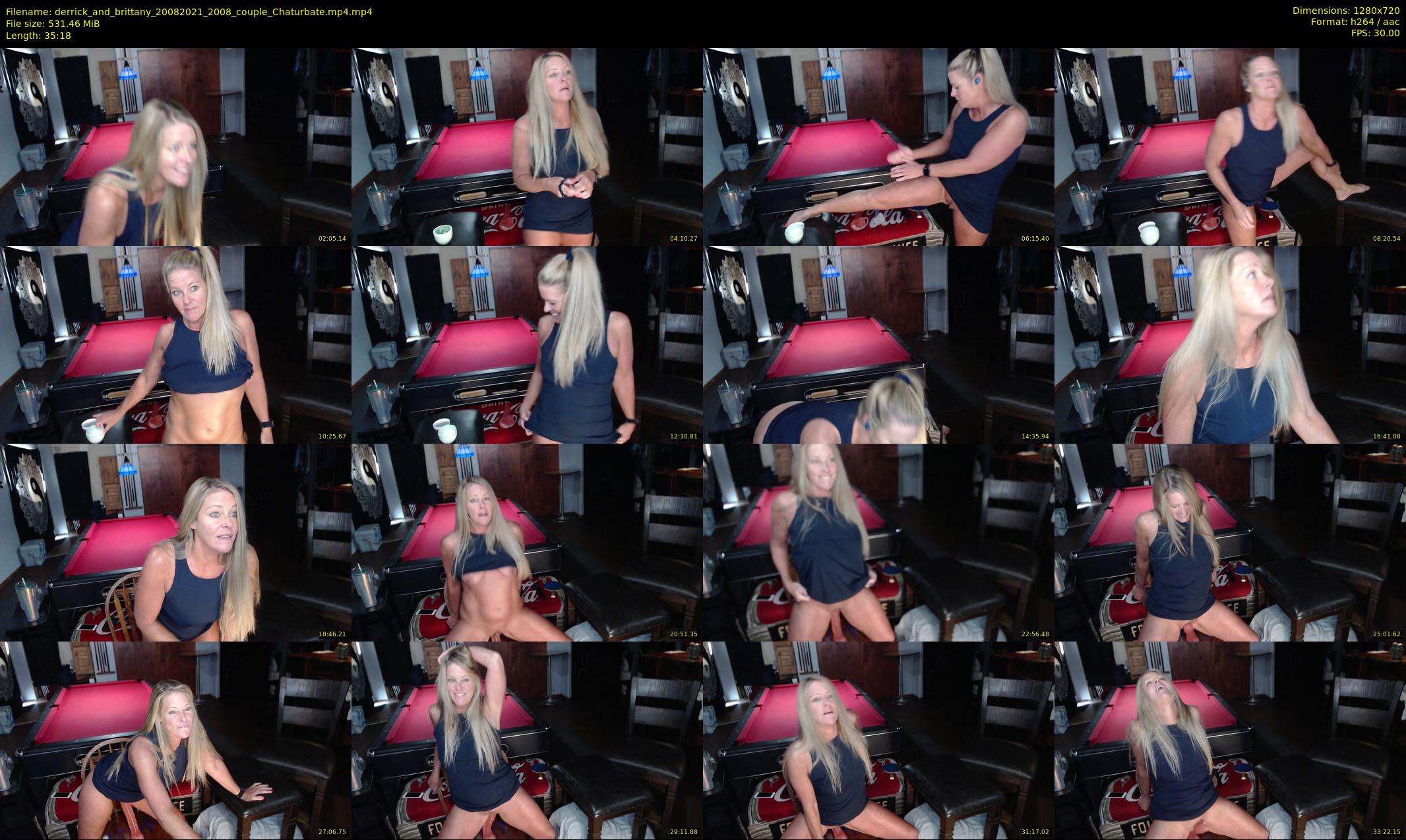 derrick_and_brittany — 36 minute Chaturbate couple cam show recording, 720p, Aug 20, 2021