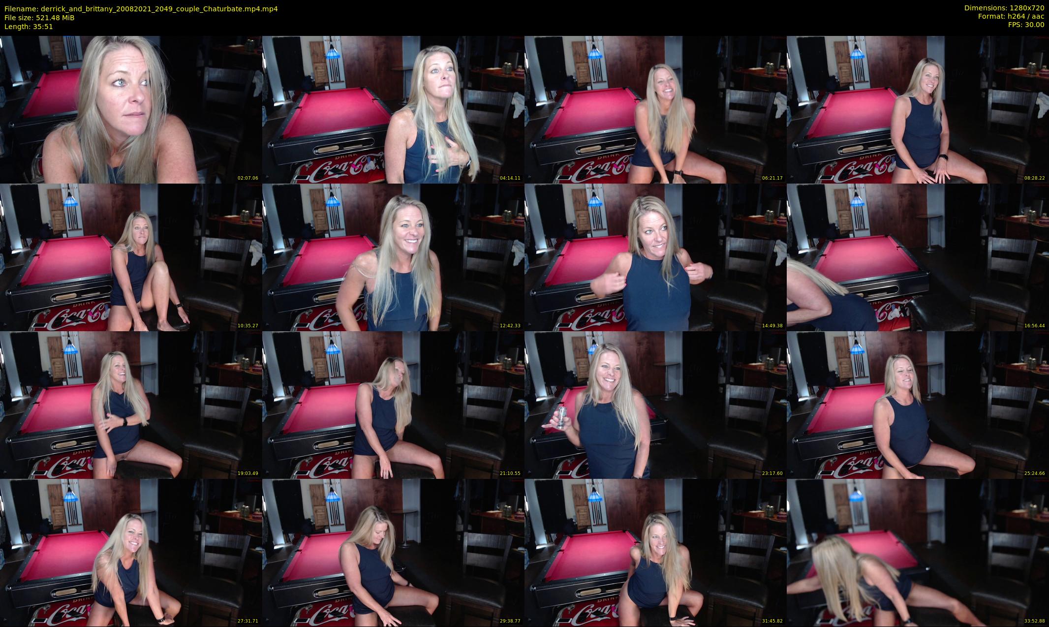 derrick_and_brittany — 36 minute Chaturbate couple cam show recording, 720p, Aug 20, 2021