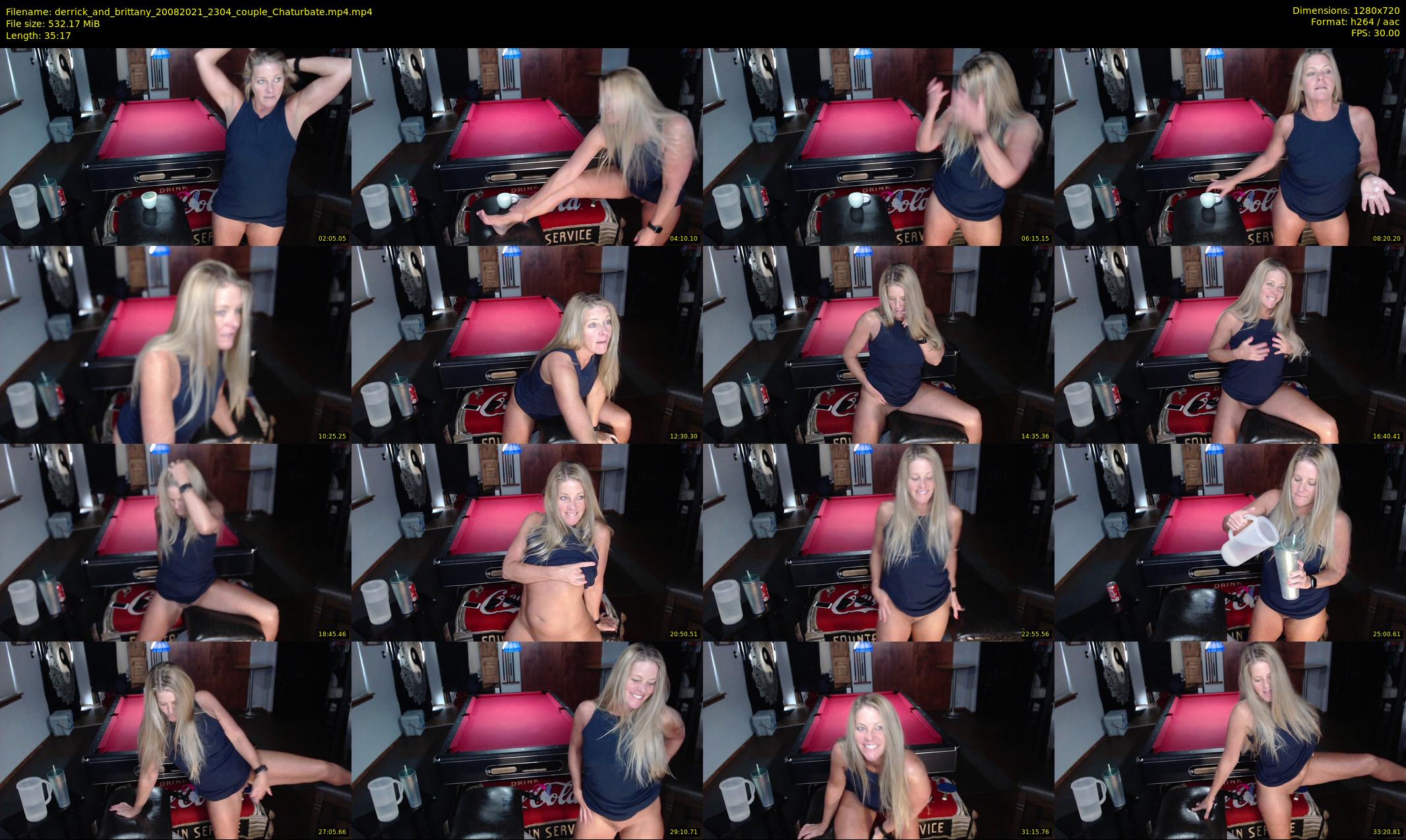 derrick_and_brittany — 36 minute Chaturbate couple cam show recording, 720p, Aug 20, 2021