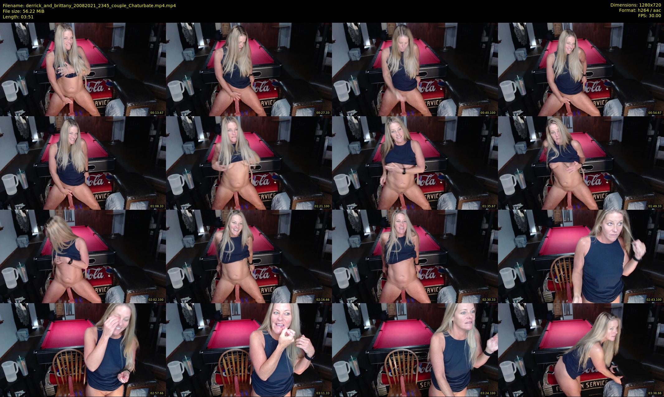 derrick_and_brittany — 4 minute Chaturbate couple cam show recording, 720p, Aug 20, 2021