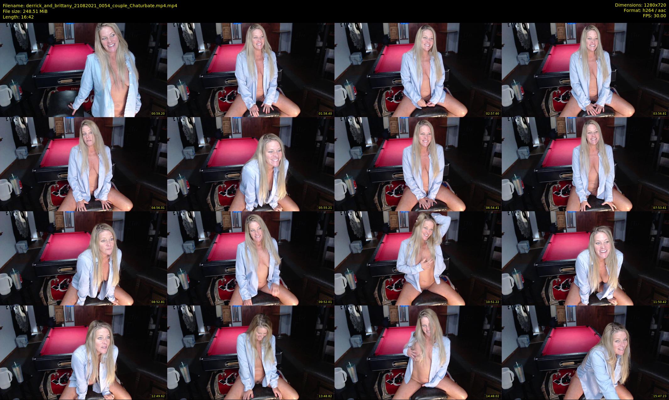 derrick_and_brittany — 17 minute Chaturbate couple cam show recording, 720p, Aug 21, 2021