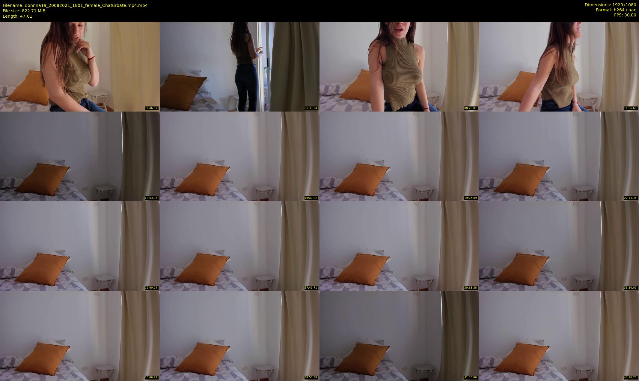donnna19 — 48 minute Chaturbate female cam show recording, 1080p, Aug 20, 2021