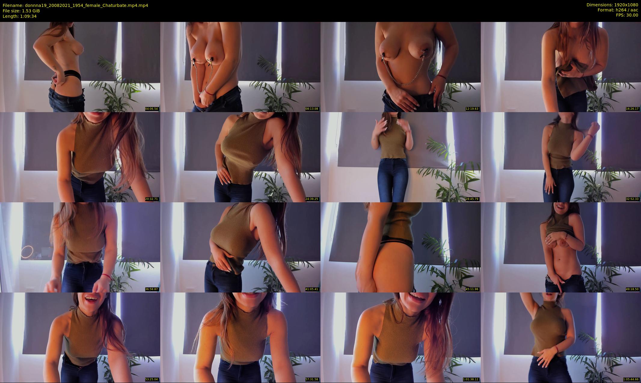 donnna19 — 70 minute Chaturbate female cam show recording, 1080p, Aug 20, 2021