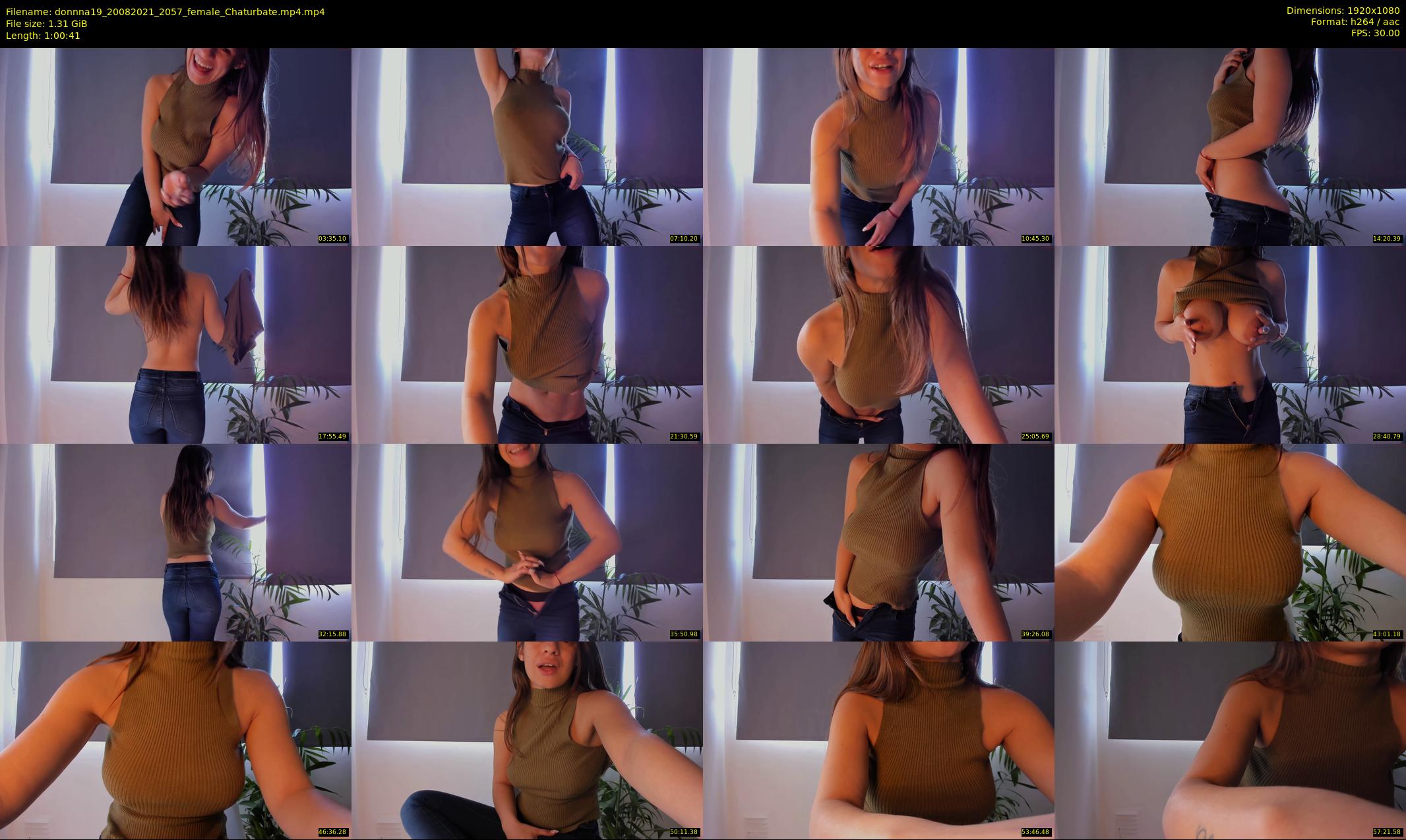 donnna19 — 61 minute Chaturbate female cam show recording, 1080p, Aug 20, 2021