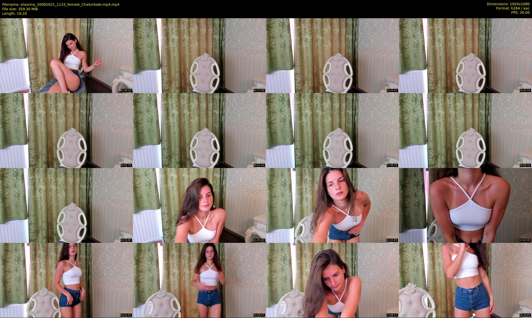 elaanna — 20 minute Chaturbate female cam show recording, 1080p, Aug 20, 2021