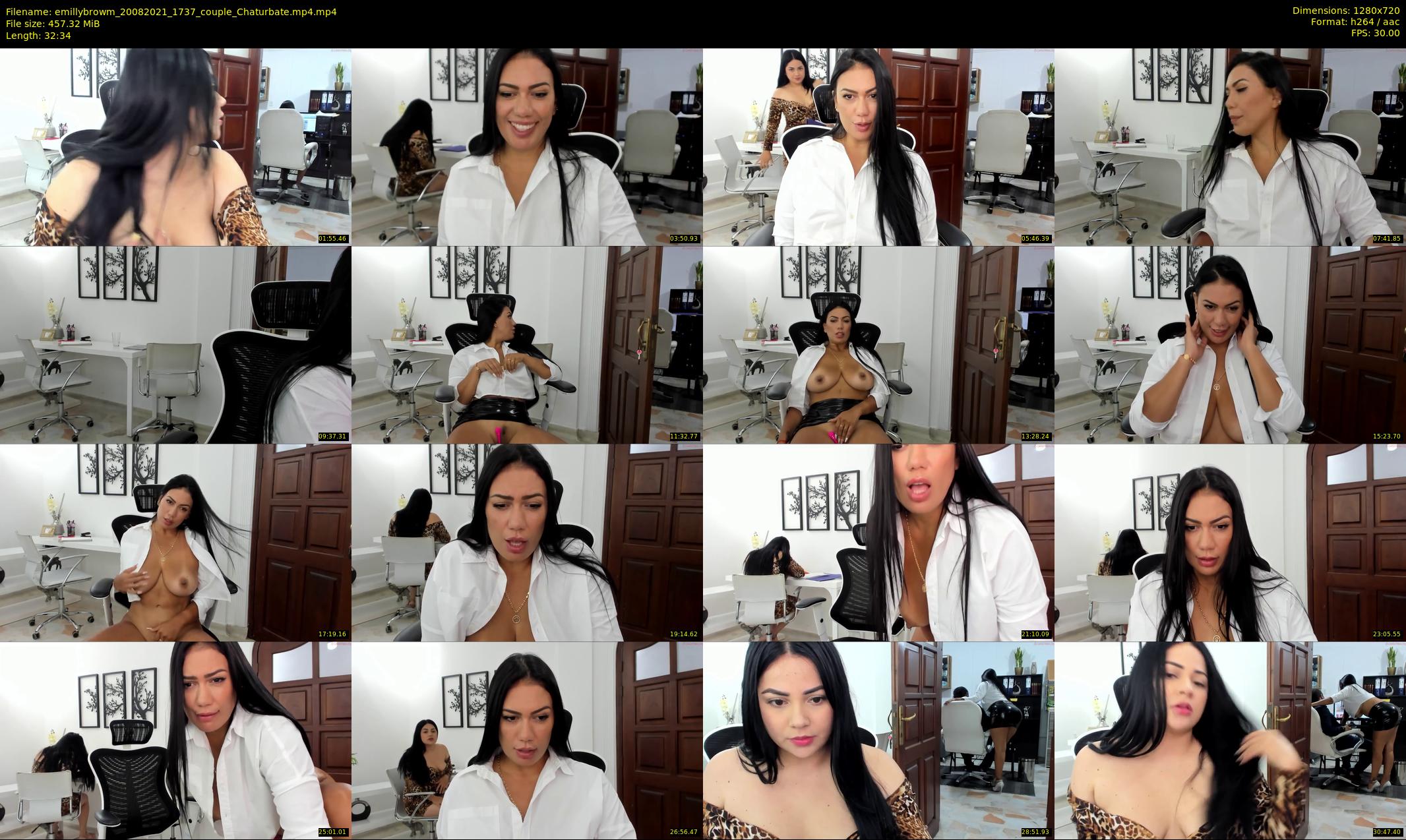 emillybrowm — 33 minute Chaturbate couple cam show recording, 720p, Aug 20, 2021