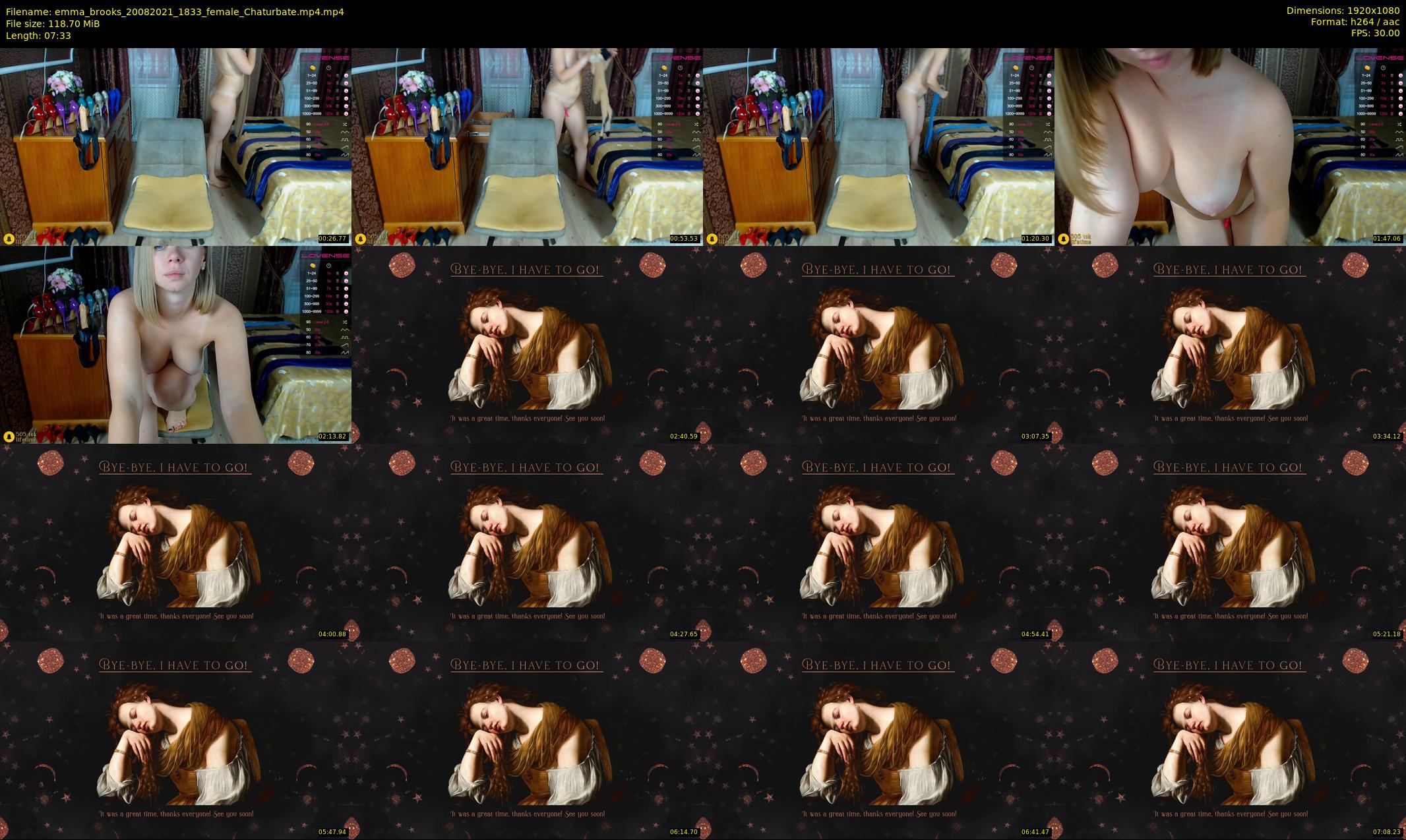 emma_brooks — 8 minute Chaturbate female cam show recording, 1080p, Aug 20, 2021