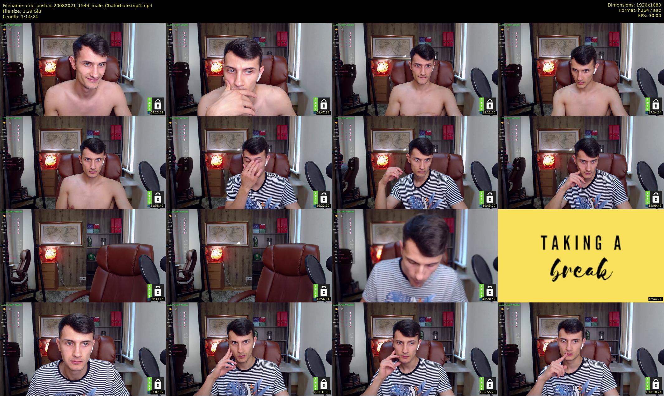 eric_poston — 75 minute Chaturbate male cam show recording, 1080p, Aug 20, 2021