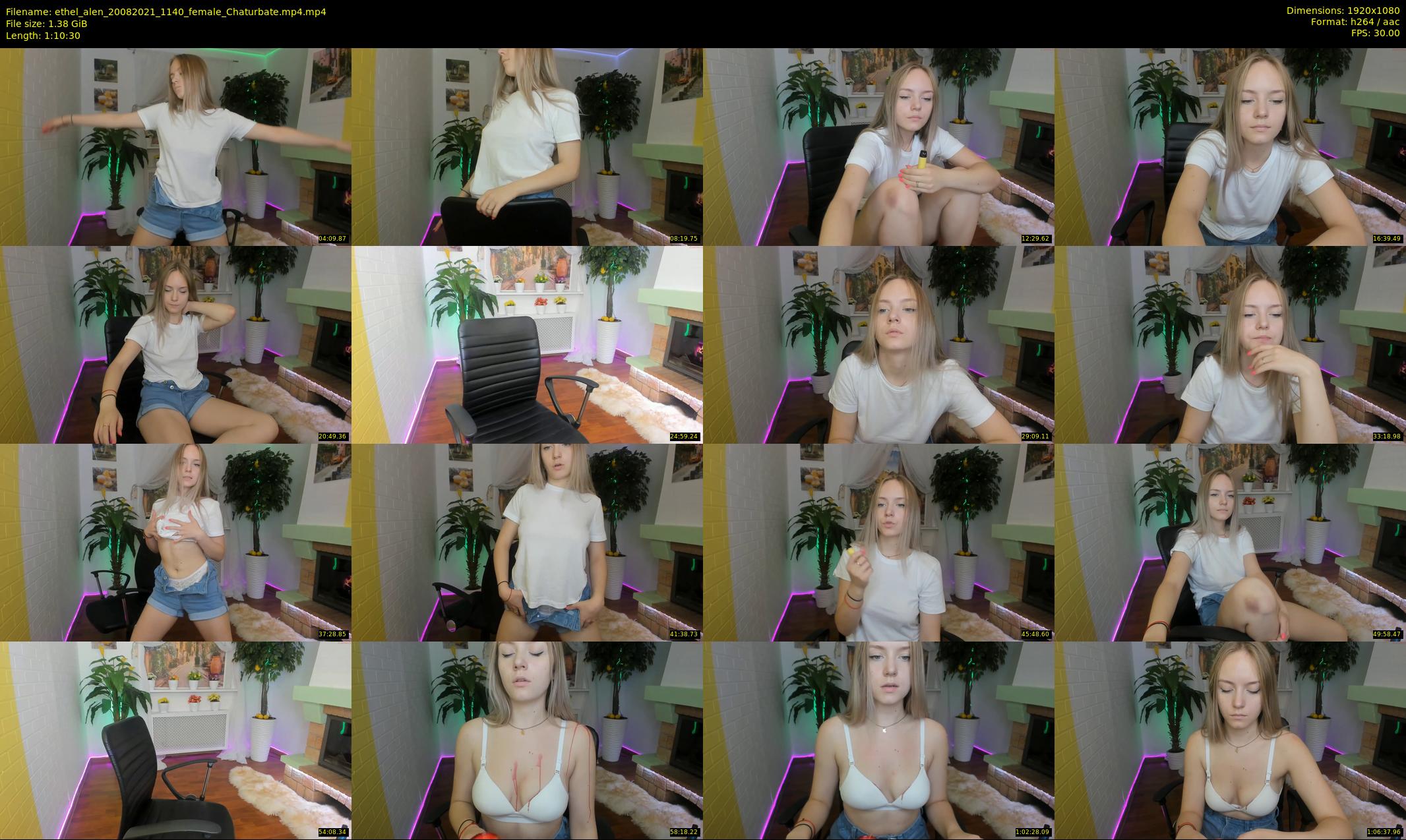 ethel_alen — 71 minute Chaturbate female cam show recording, 1080p, Aug 20, 2021