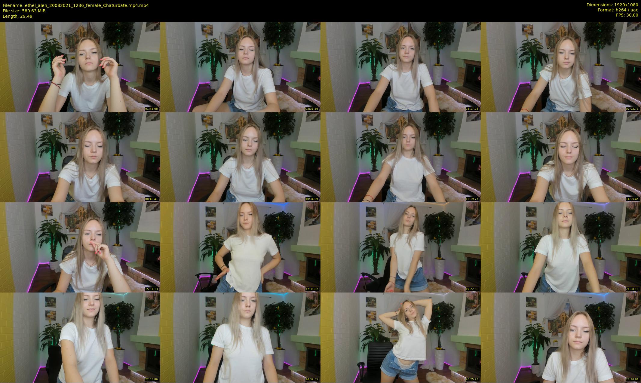 ethel_alen — 30 minute Chaturbate female cam show recording, 1080p, Aug 20, 2021