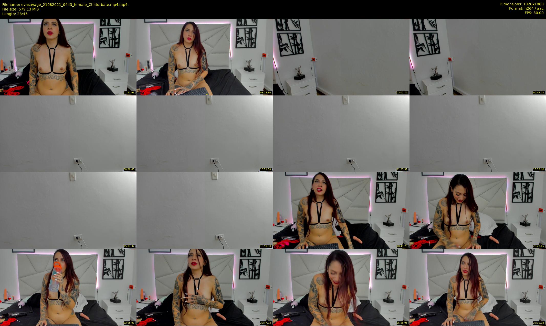 evasavage — 29 minute Chaturbate female cam show recording, 1080p, Aug 21, 2021
