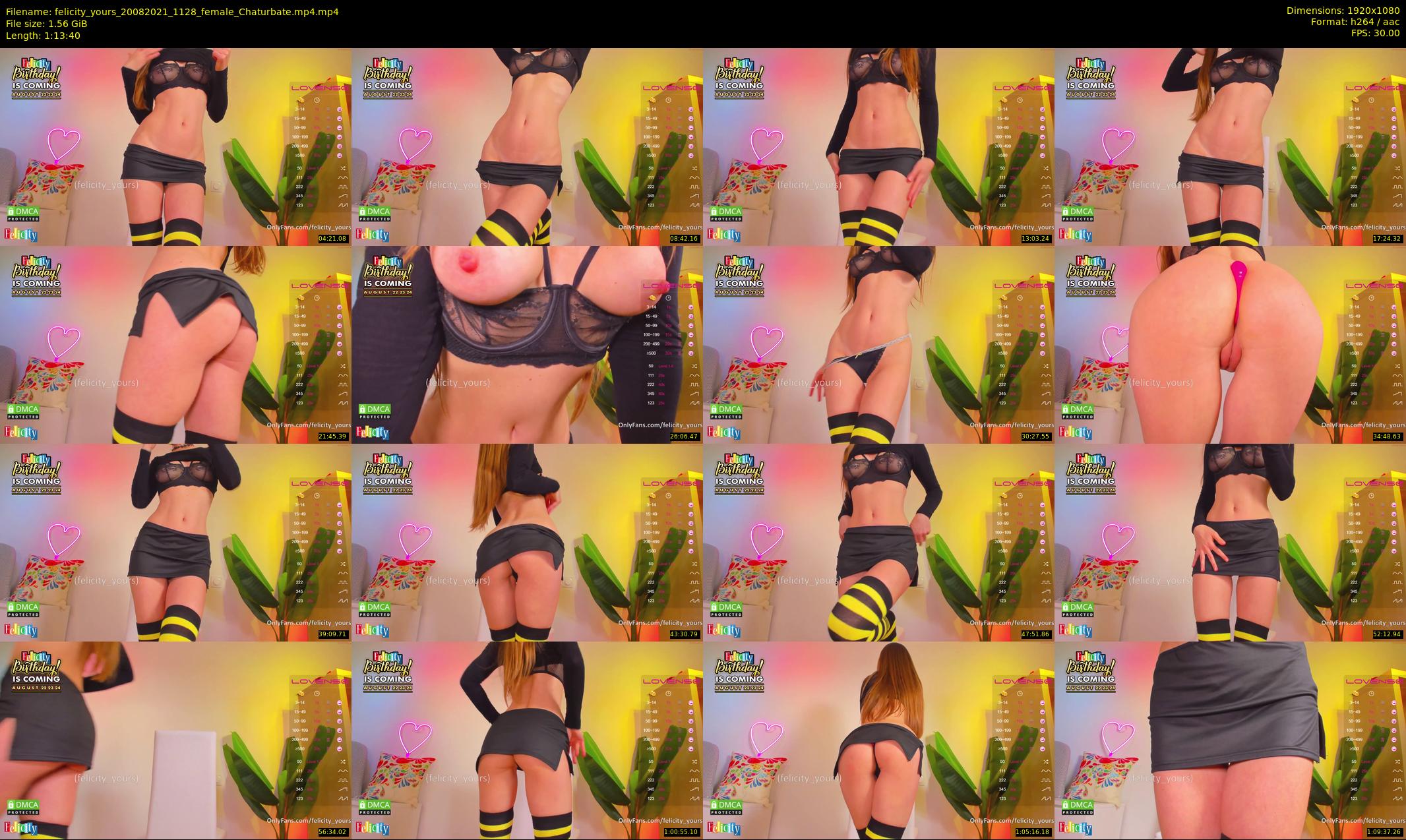 felicity_yours — 74 minute Chaturbate female cam show recording, 1080p, Aug 20, 2021