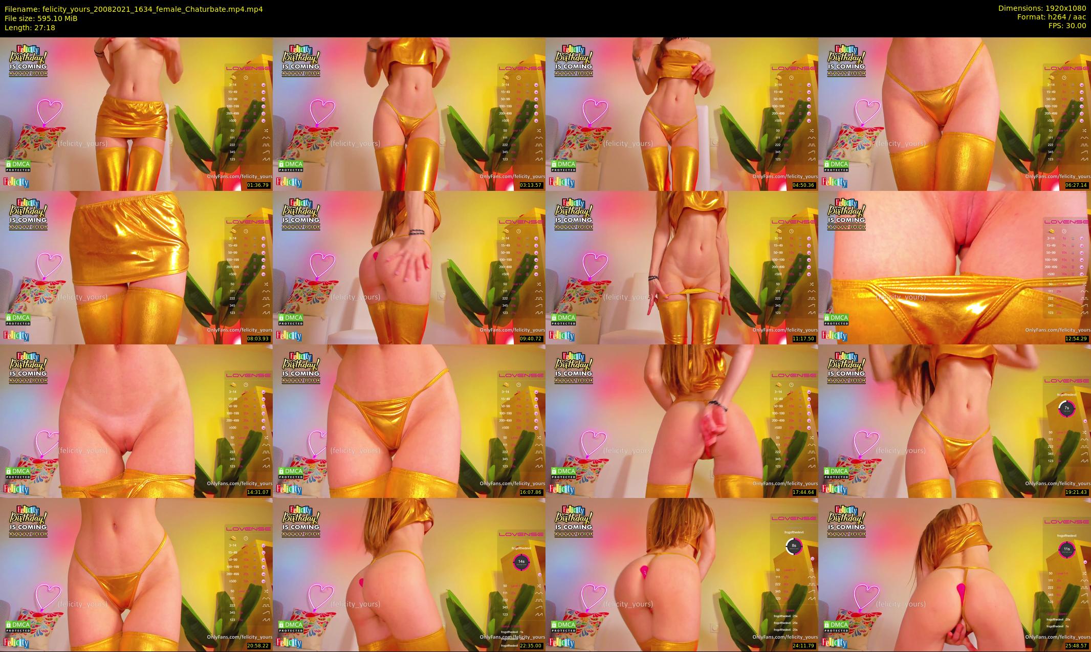 felicity_yours — 28 minute Chaturbate female cam show recording, 1080p, Aug 20, 2021