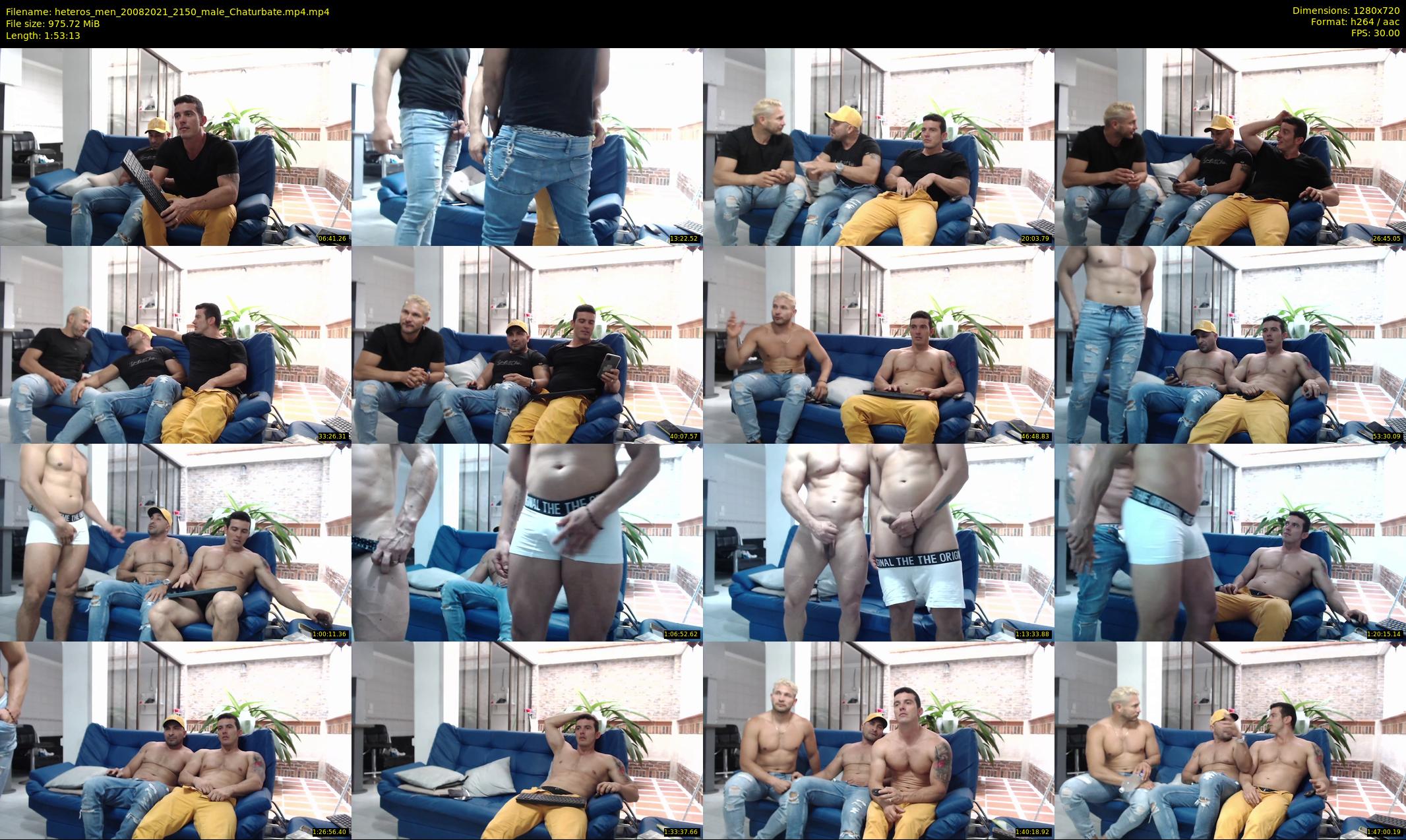 heteros_men — 114 minute Chaturbate male cam show recording, 720p, Aug 20, 2021