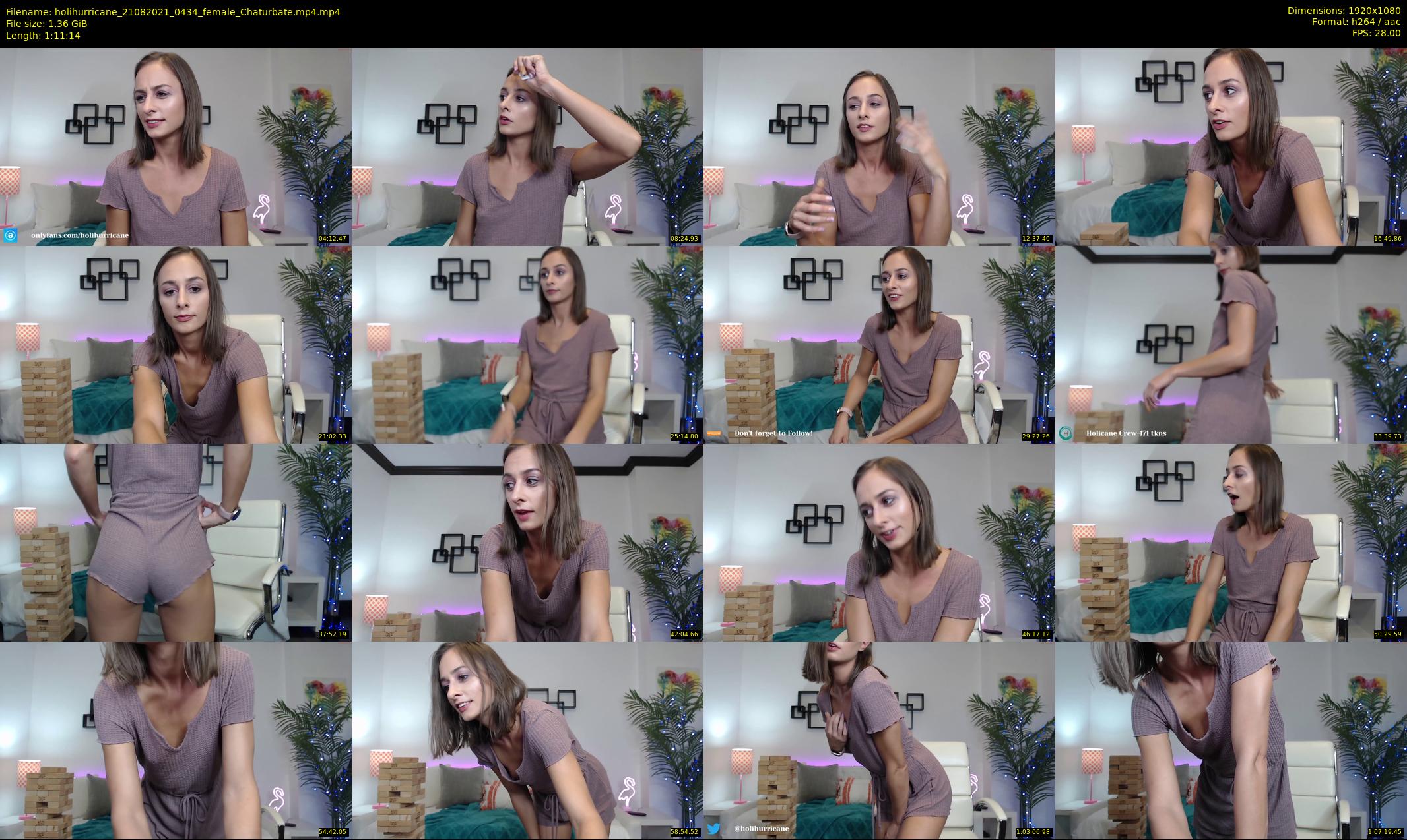 holihurricane — 72 minute Chaturbate female cam show recording, 1080p, Aug 21, 2021