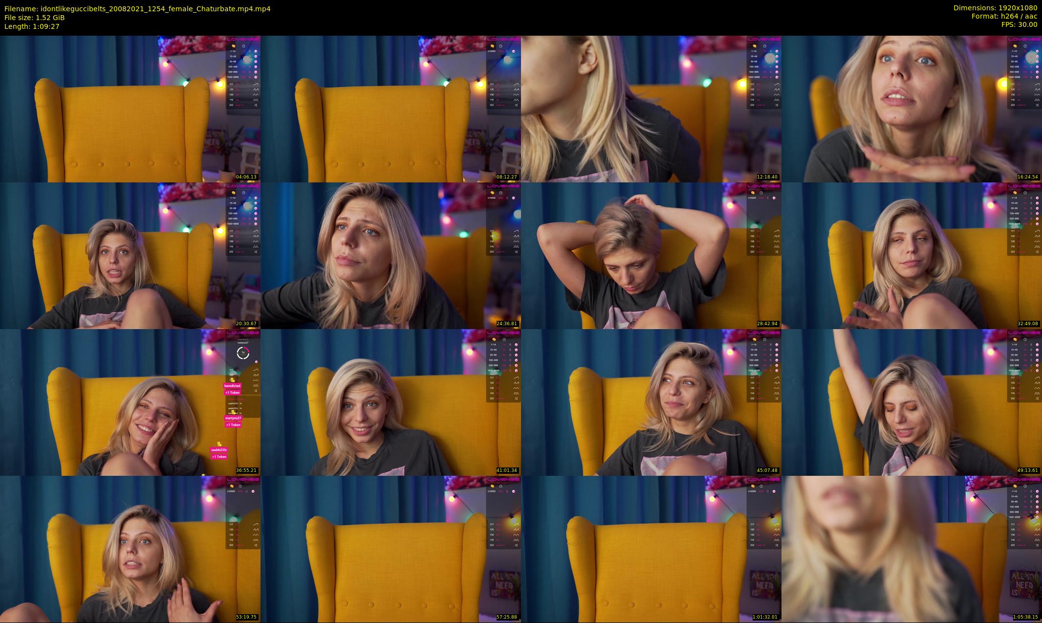 idontlikeguccibelts — 70 minute Chaturbate female cam show recording, 1080p, Aug 20, 2021