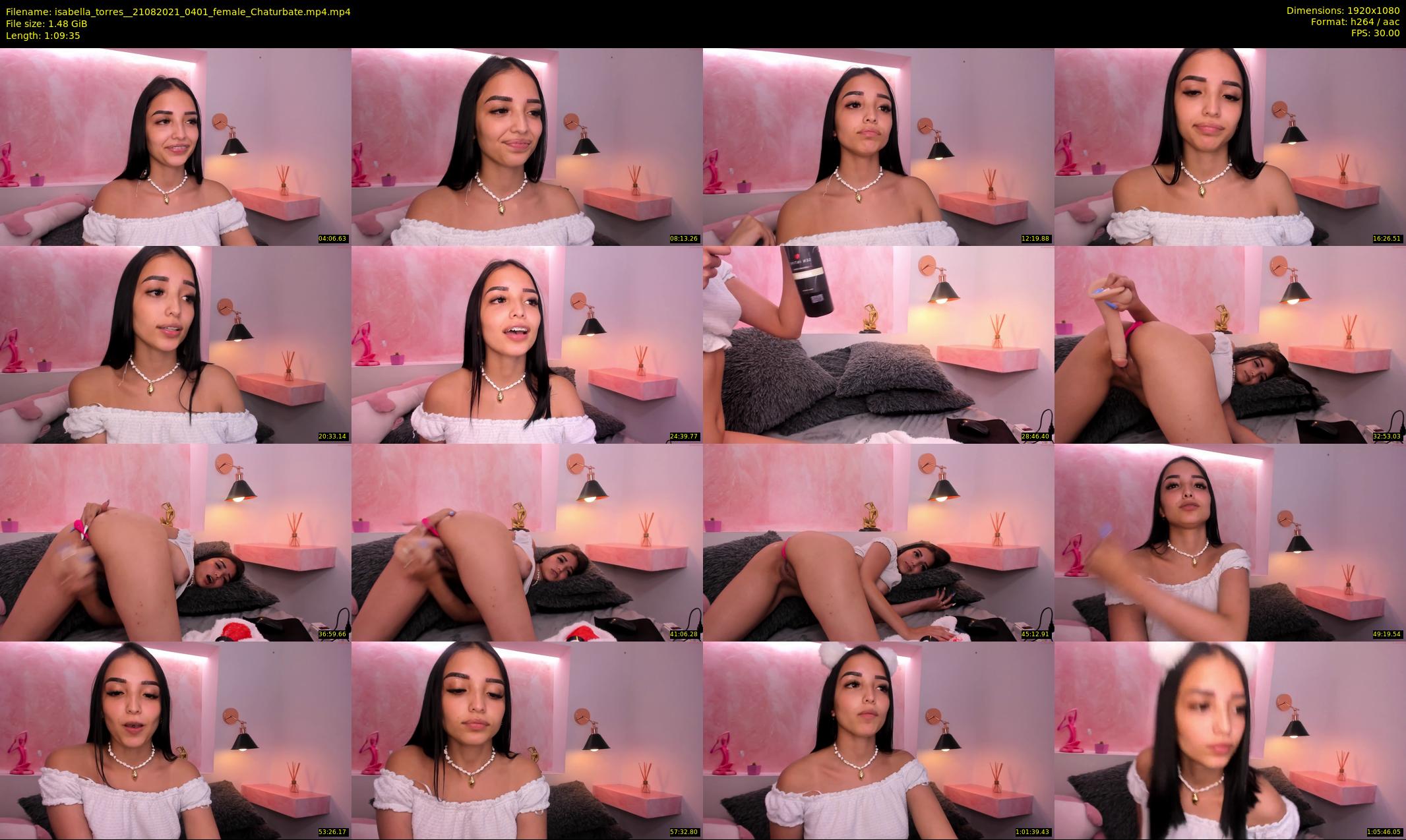 isabella_torres_ — 70 minute Chaturbate female cam show recording, 1080p, Aug 21, 2021