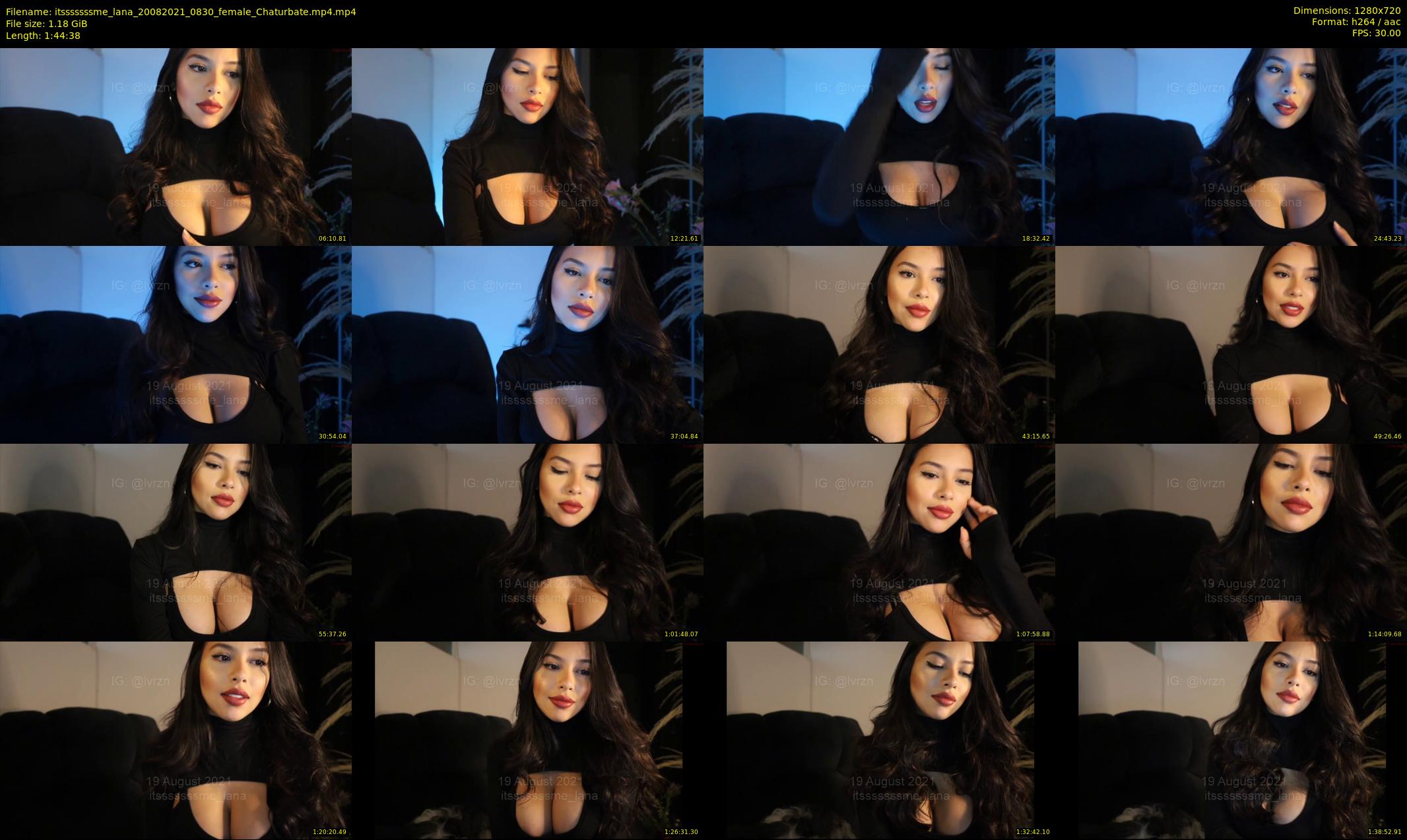 itsssssssme_lana — 105 minute Chaturbate female cam show recording, 720p, Aug 20, 2021