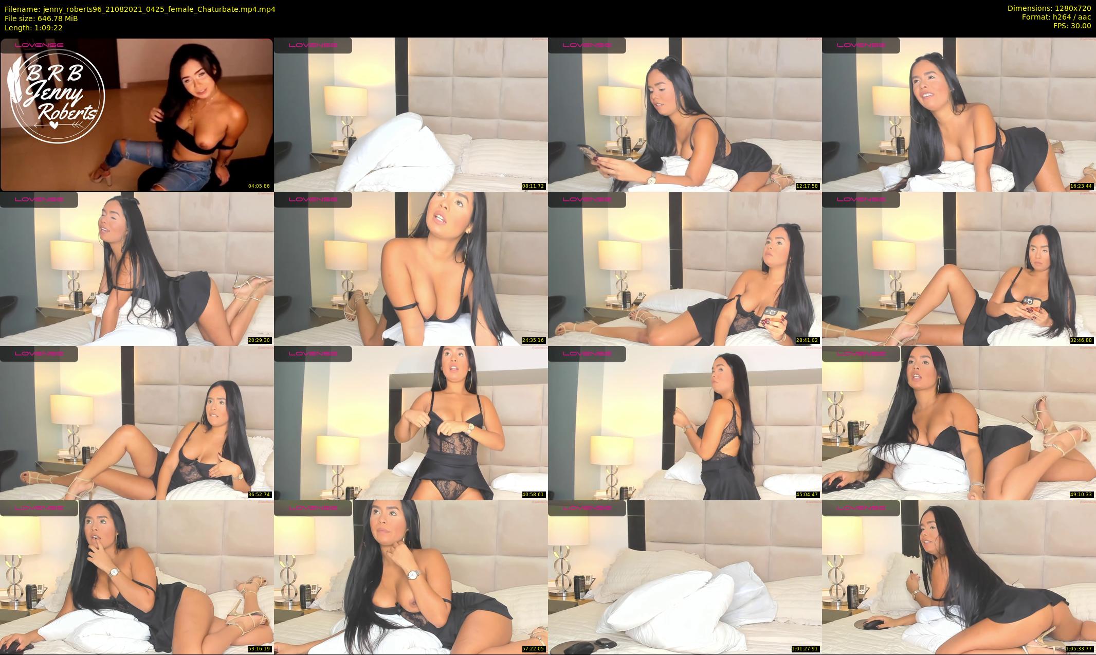 jenny_roberts96 — 70 minute Chaturbate female cam show recording, 720p, Aug 21, 2021