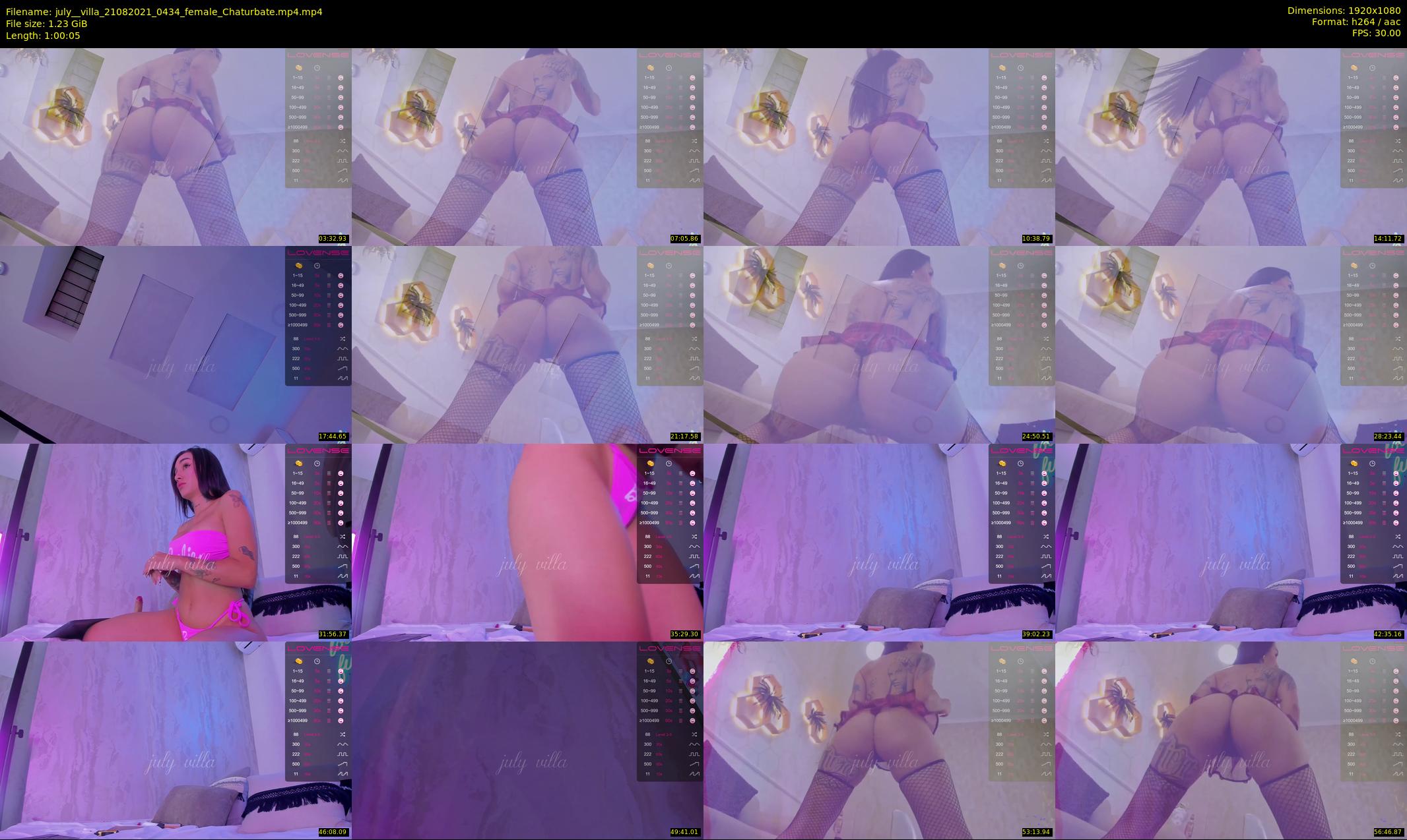july__villa — 61 minute Chaturbate female cam show recording, 1080p, Aug 21, 2021