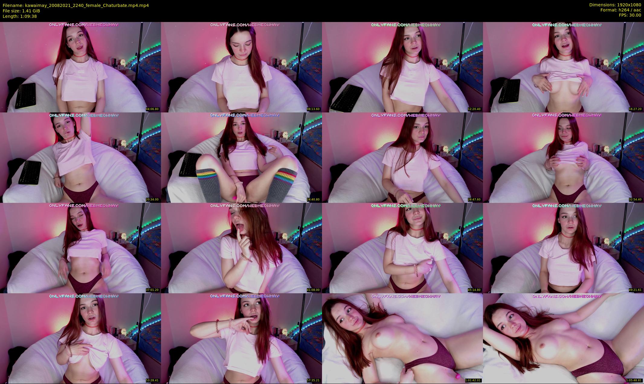 kawaimay — 70 minute Chaturbate female cam show recording, 1080p, Aug 20, 2021