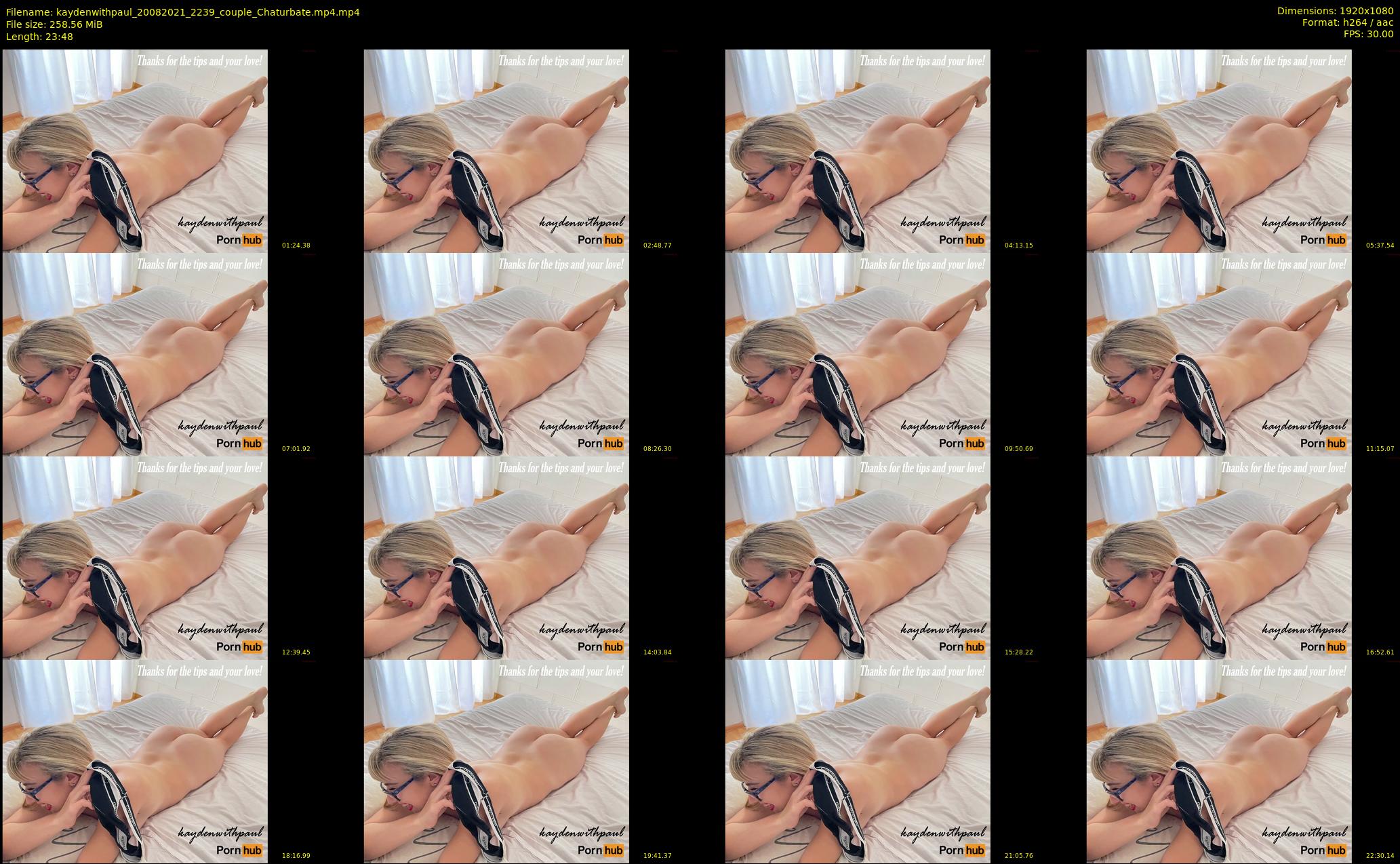 kaydenwithpaul — 24 minute Chaturbate couple cam show recording, 1080p, Aug 20, 2021