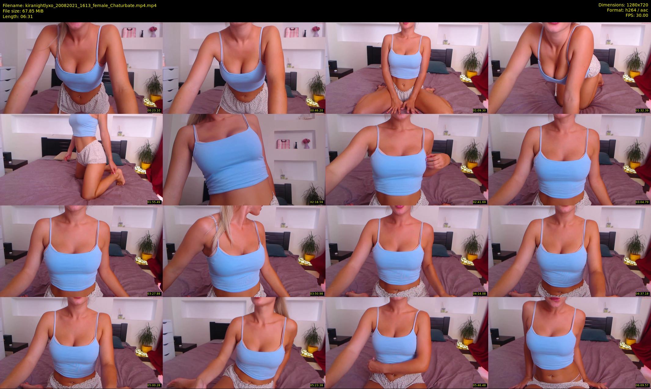 kiranightlyxo — 7 minute Chaturbate female cam show recording, 720p, Aug 20, 2021