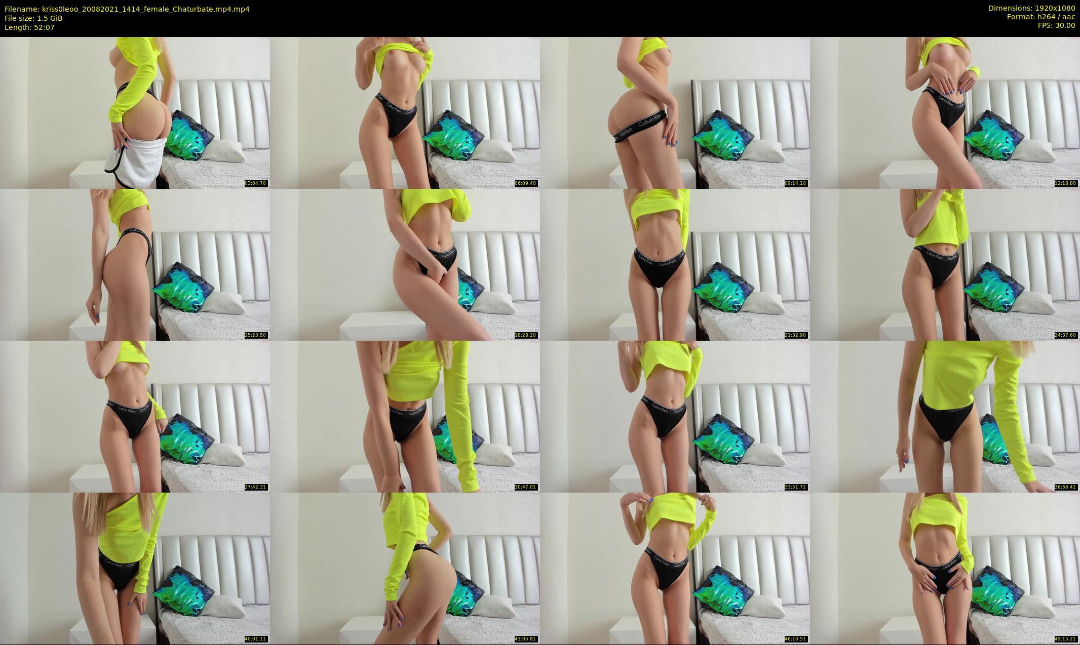 kriss0leoo — 53 minute Chaturbate couple cam show recording, 1080p, Aug 20, 2021