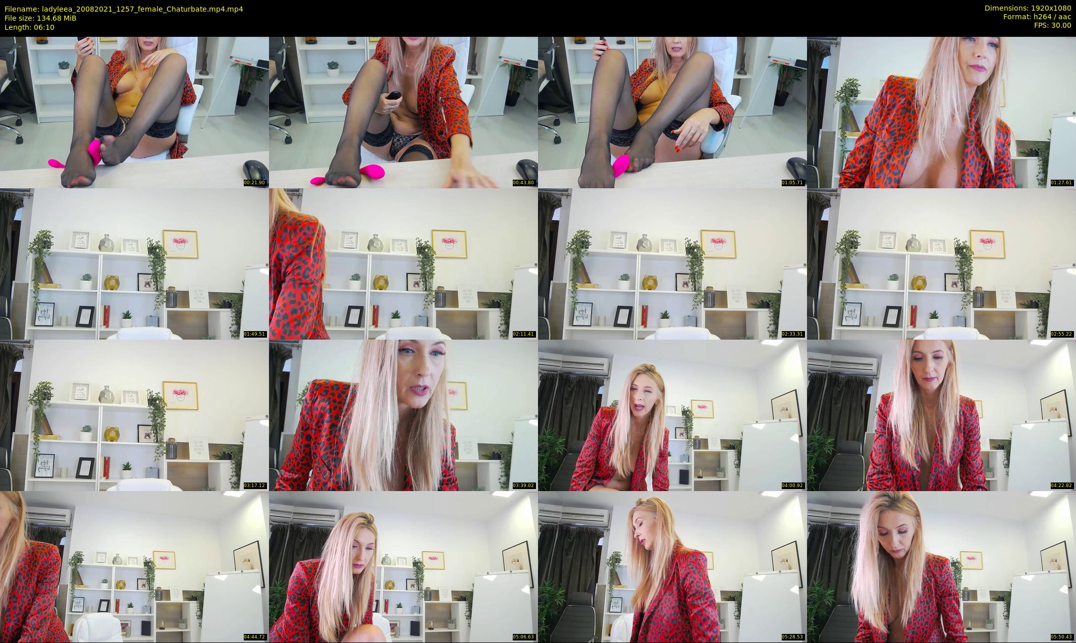ladyleea — 7 minute Chaturbate female cam show recording, 1080p, Aug 20, 2021