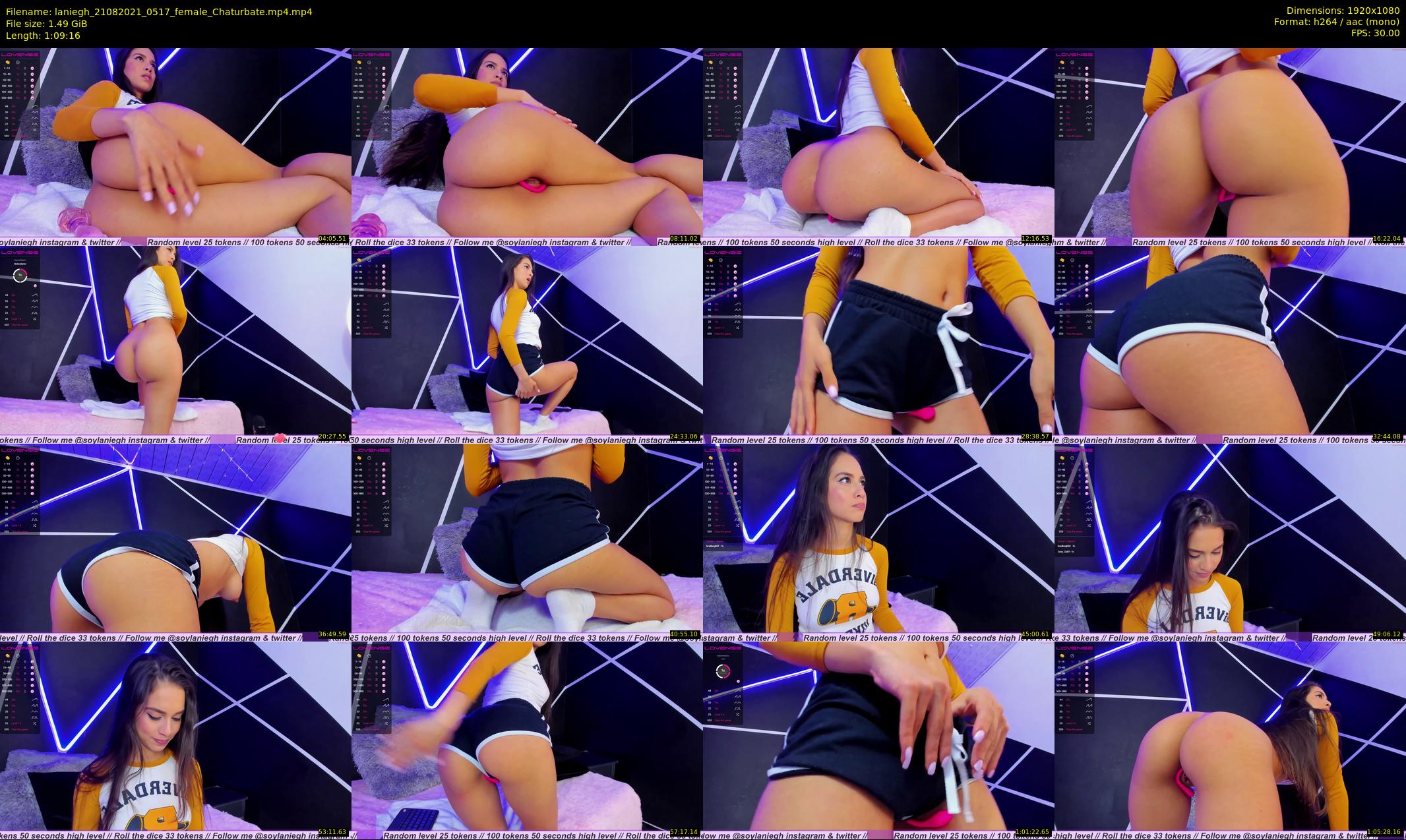 laniegh — 70 minute Chaturbate female cam show recording, 1080p, Aug 21, 2021