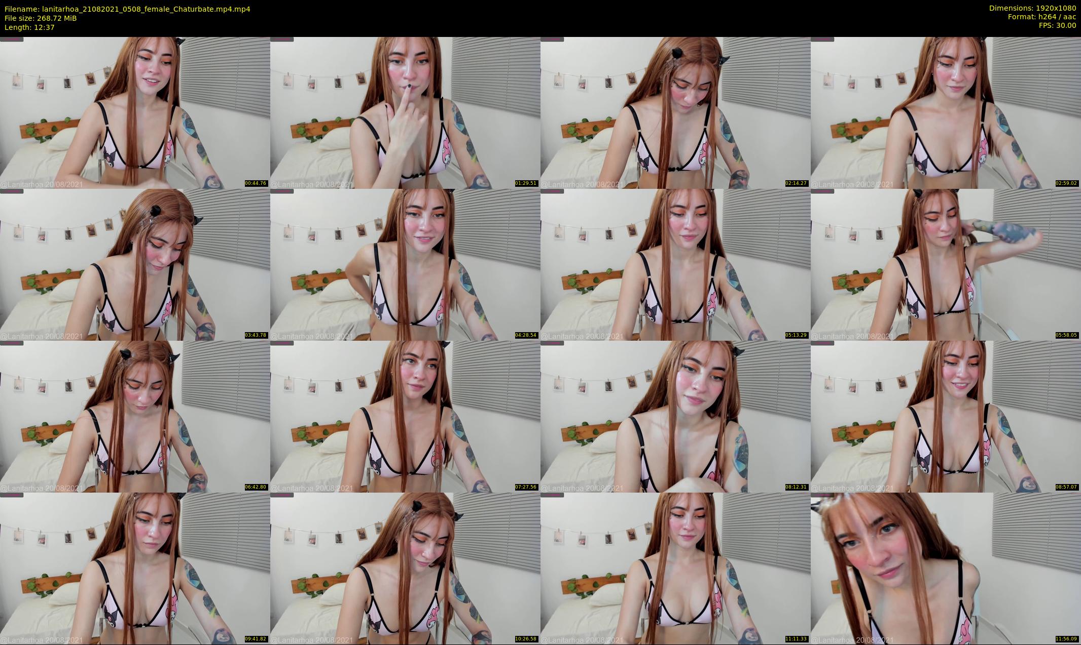 lanitarhoa — 13 minute Chaturbate female cam show recording, 1080p, Aug 21, 2021