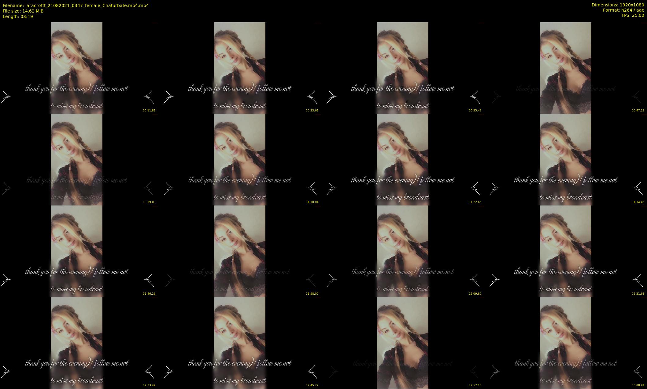 laracroftt — 4 minute Chaturbate female cam show recording, 1080p, Aug 21, 2021