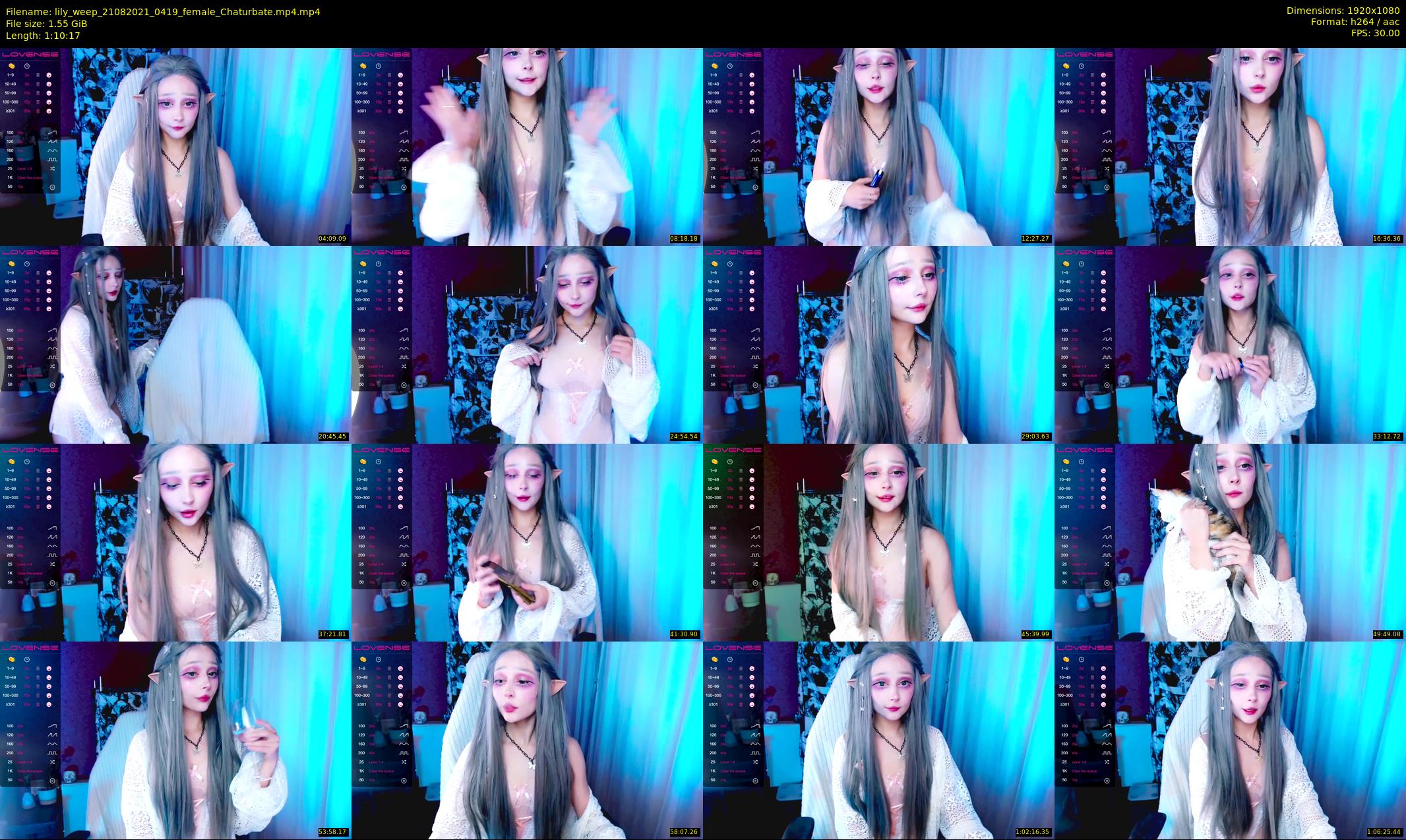 lily_weep — 71 minute Chaturbate female cam show recording, 1080p, Aug 21, 2021