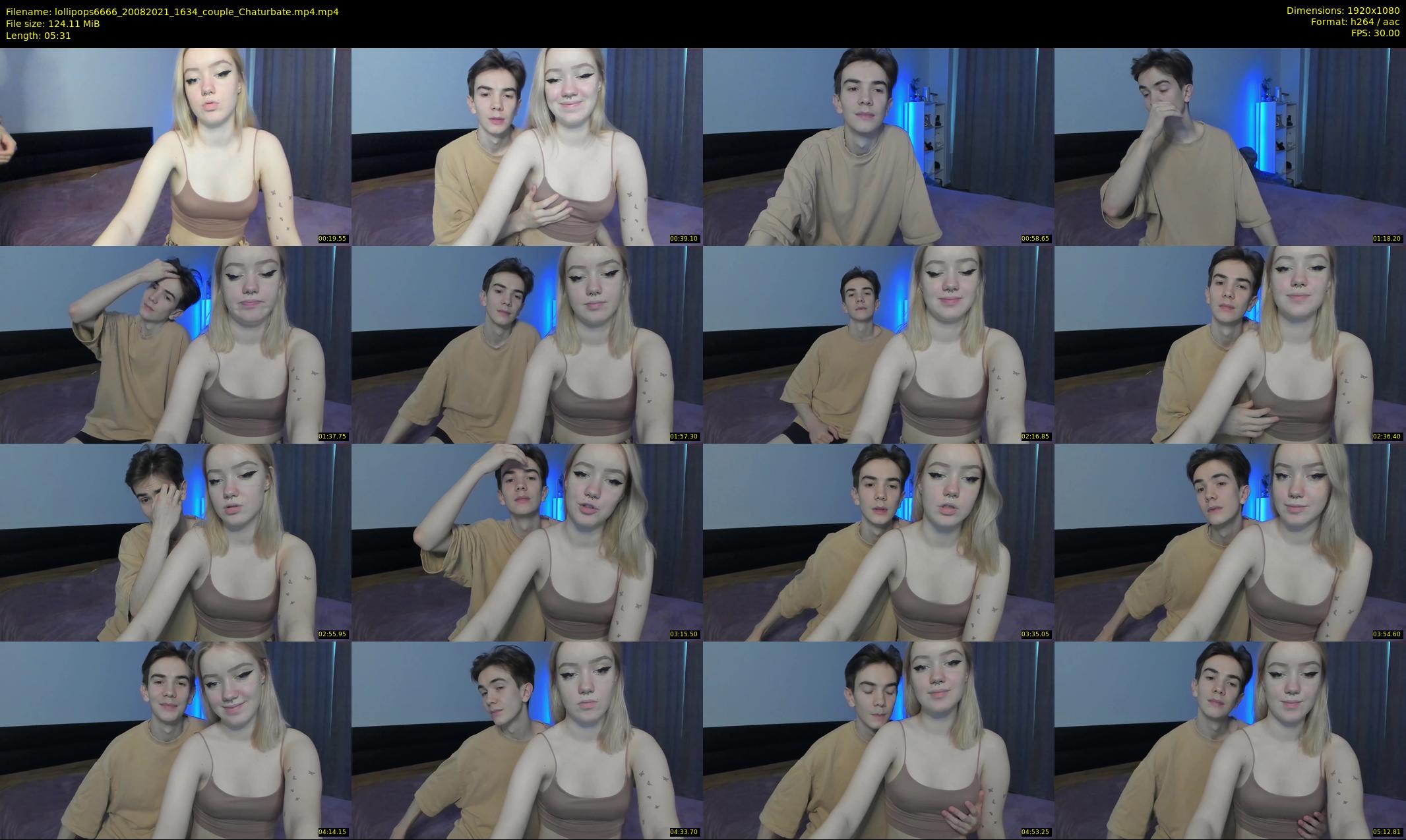 lollipops6666 — 6 minute Chaturbate couple cam show recording, 1080p, Aug 20, 2021