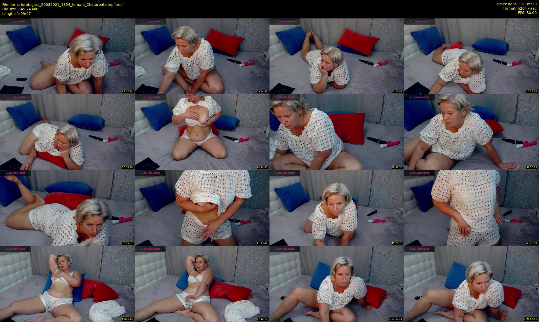 lorabigass — 70 minute Chaturbate female cam show recording, 720p, Aug 20, 2021