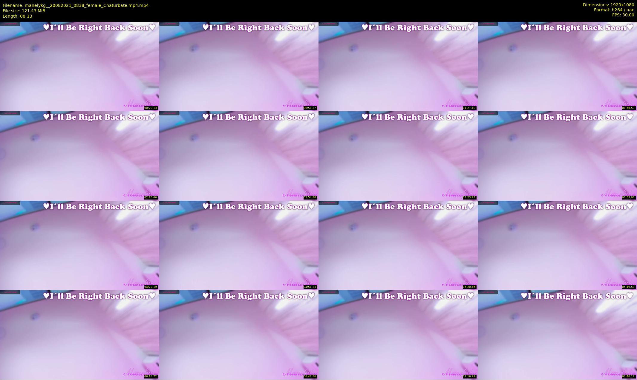 manelykg_ — 9 minute Chaturbate female cam show recording, 1080p, Aug 20, 2021