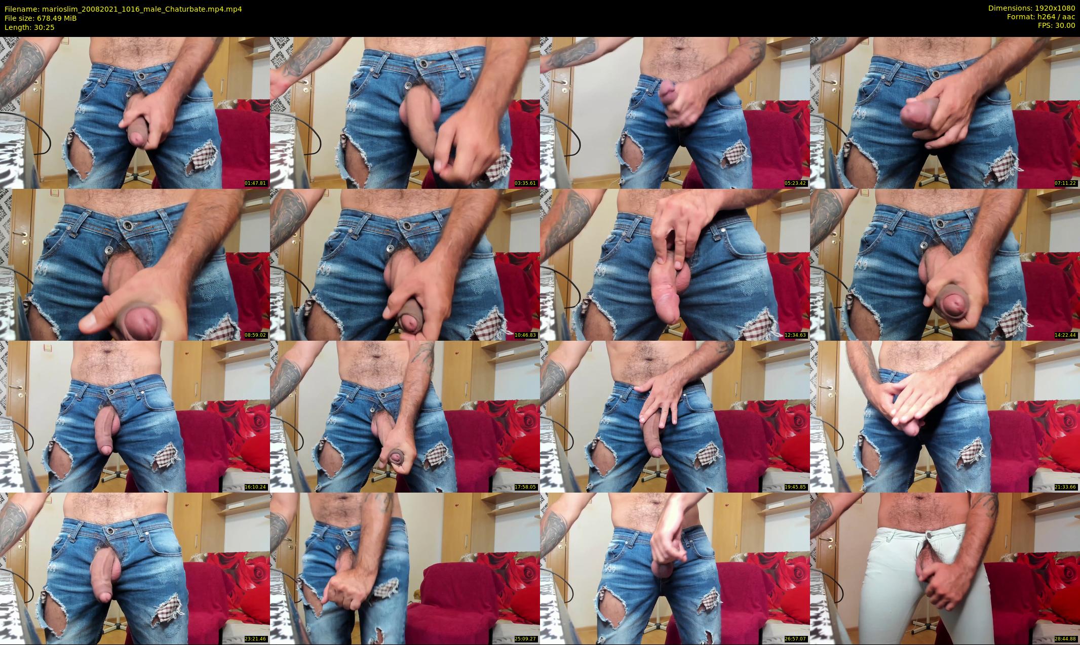 marioslim — 31 minute Chaturbate male cam show recording, 1080p, Aug 20, 2021