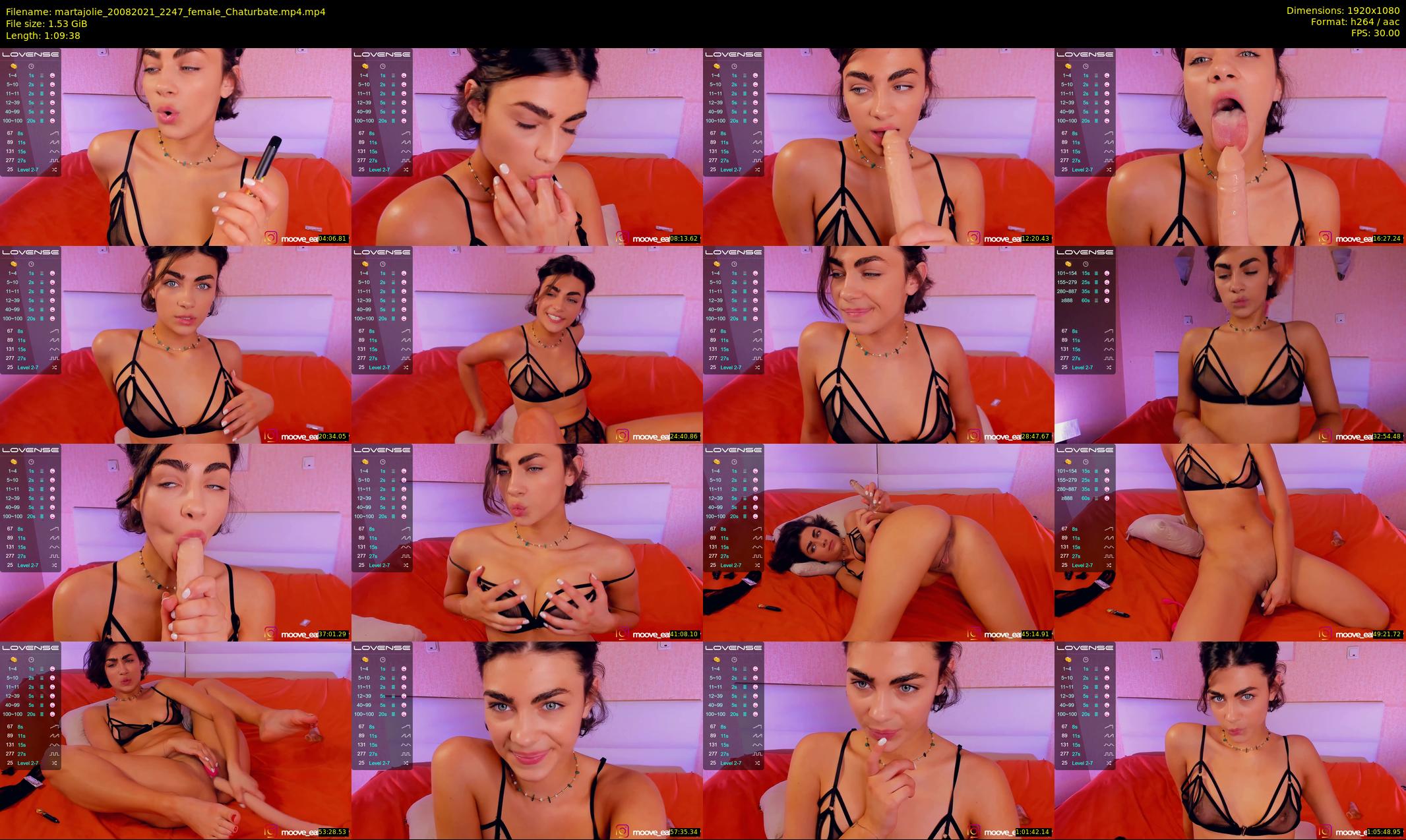 martajolie — 70 minute Chaturbate female cam show recording, 1080p, Aug 20, 2021