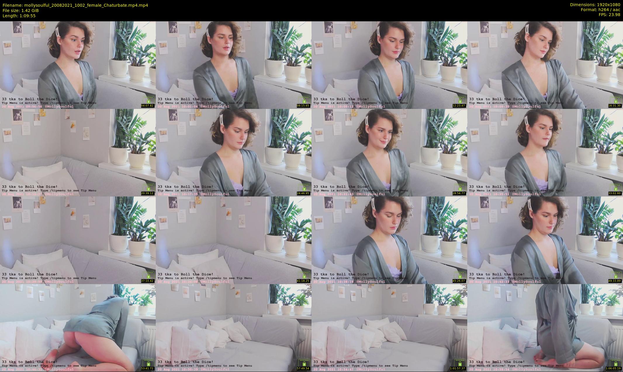 mollysoulful — 70 minute Chaturbate female cam show recording, 1080p, Aug 20, 2021