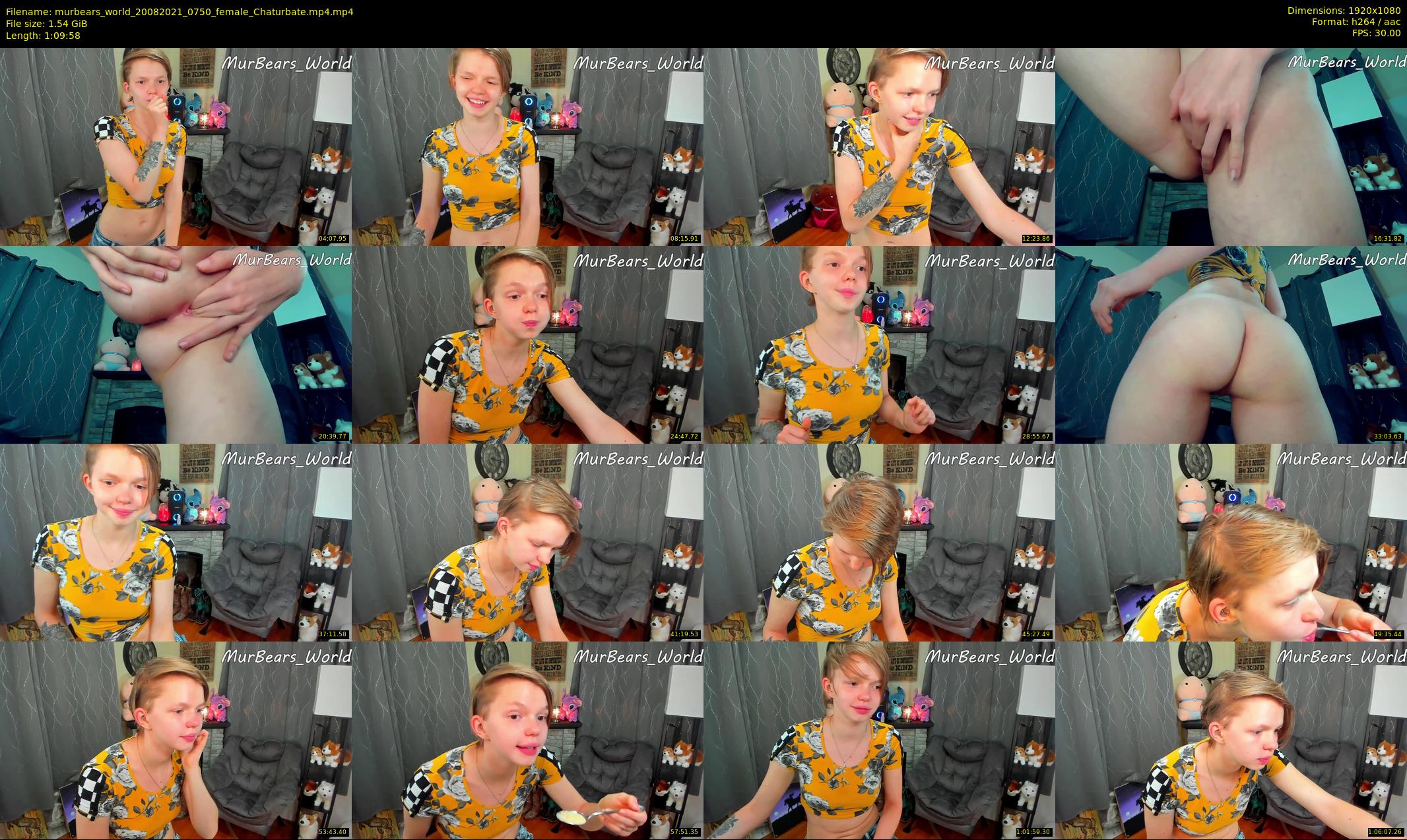 murbears_world — 70 minute Chaturbate female cam show recording, 1080p, Aug 20, 2021