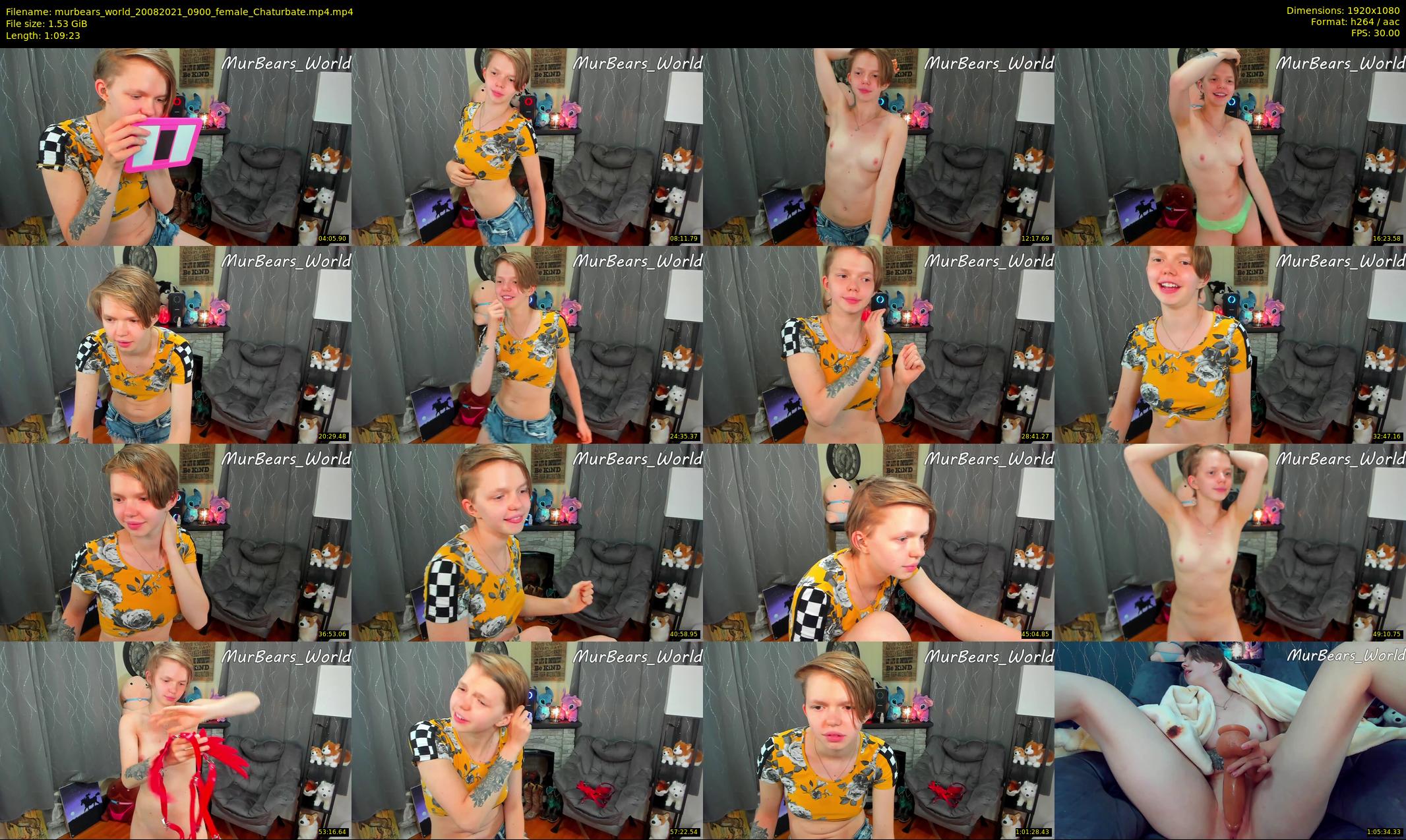 murbears_world — 70 minute Chaturbate female cam show recording, 1080p, Aug 20, 2021